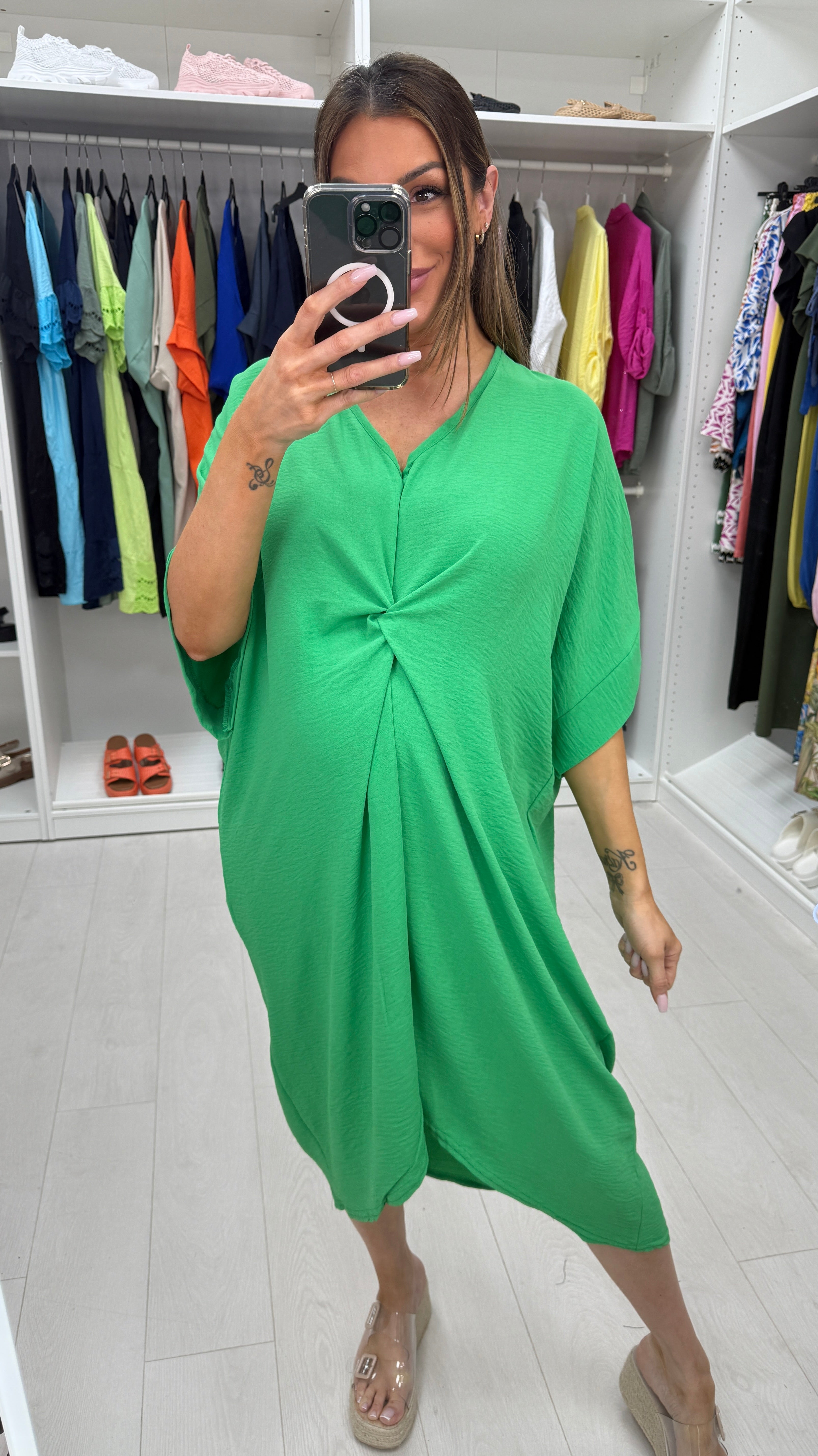 Limbani Knot Front Dress