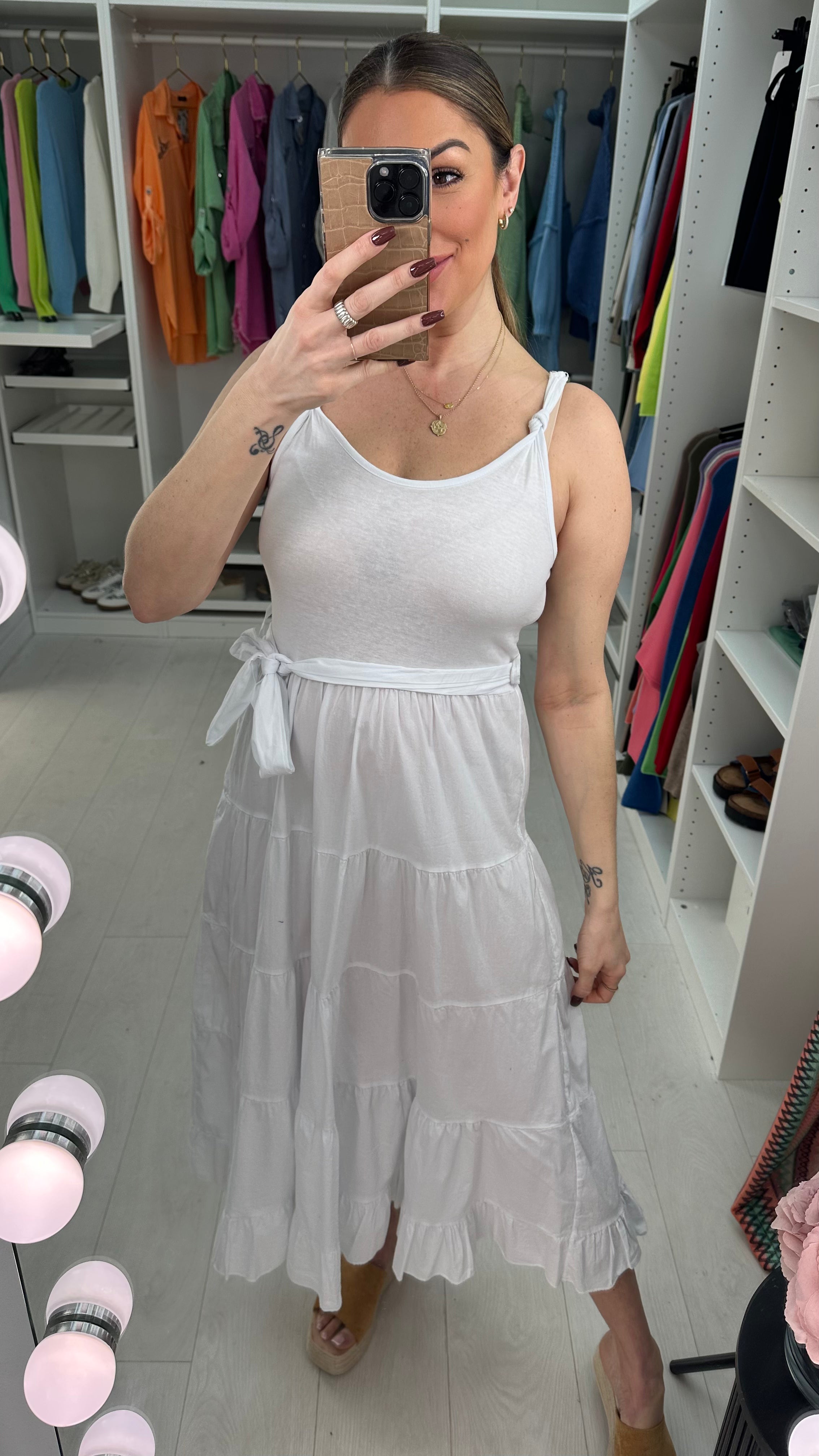 Primrose Plain Smock Maxi Dress