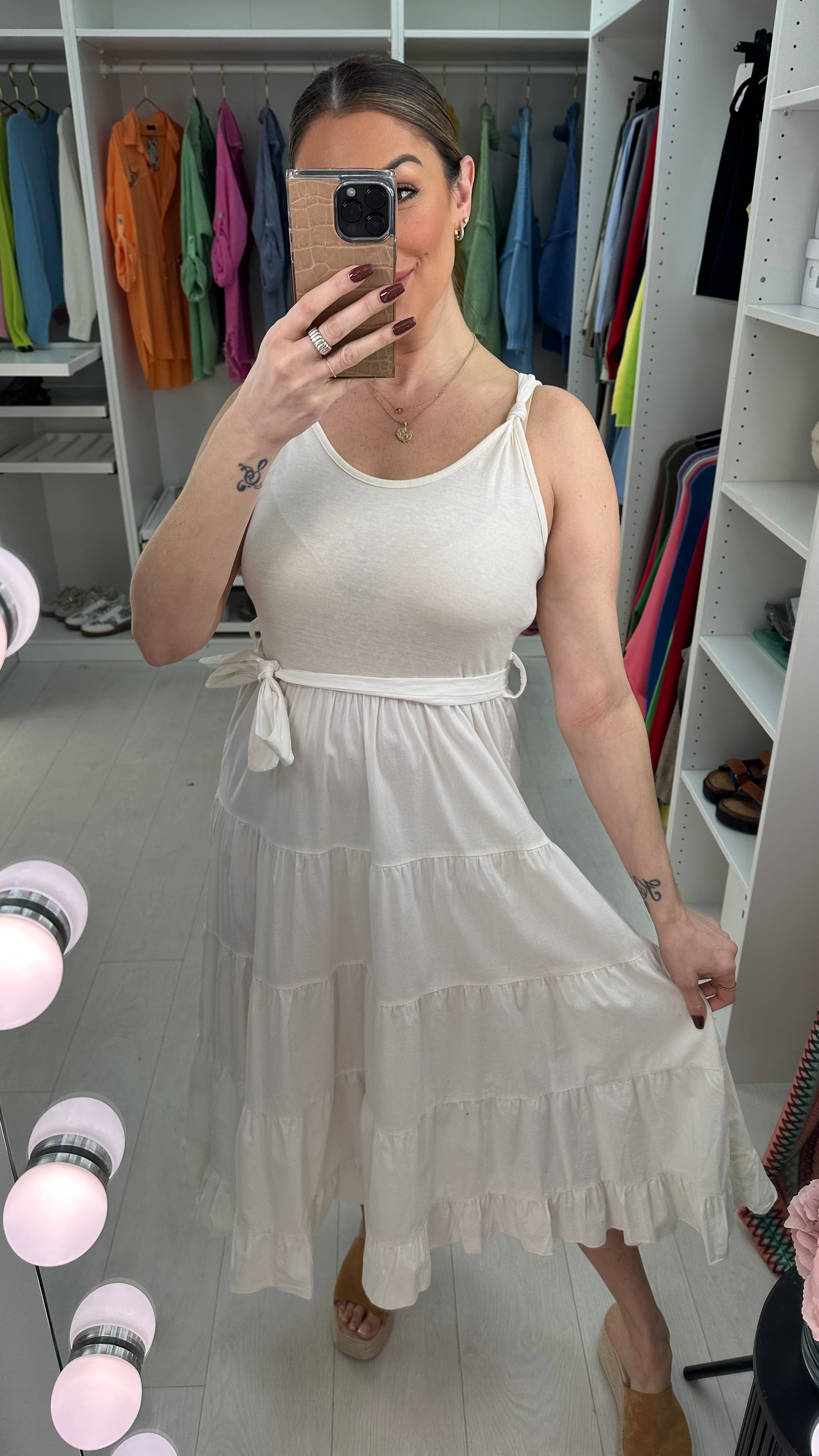 Primrose Plain Smock Maxi Dress