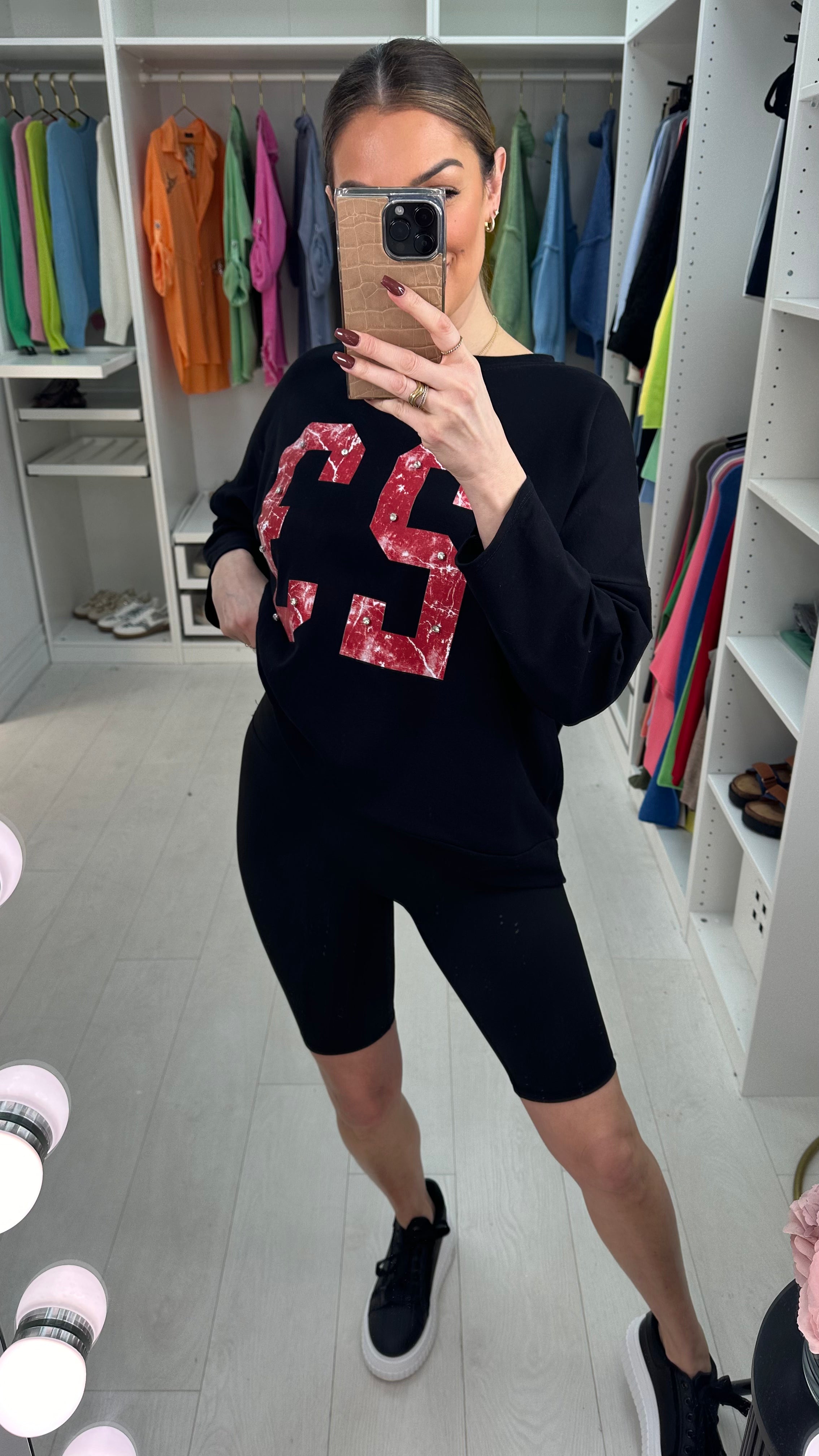 Olivia Plain Super Stretch Cycling Shorts