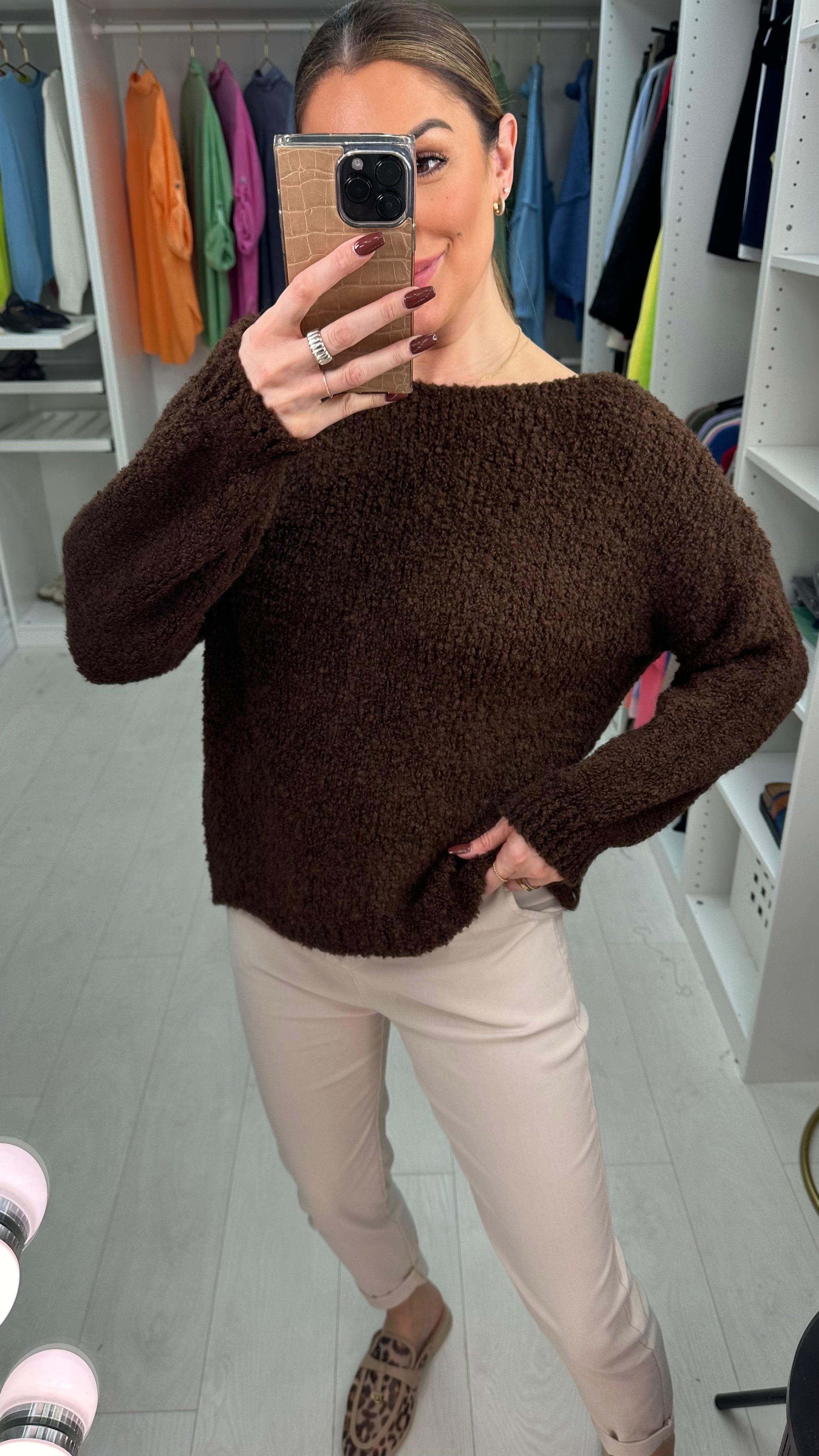 Agatha Boucle Super Soft Jumper