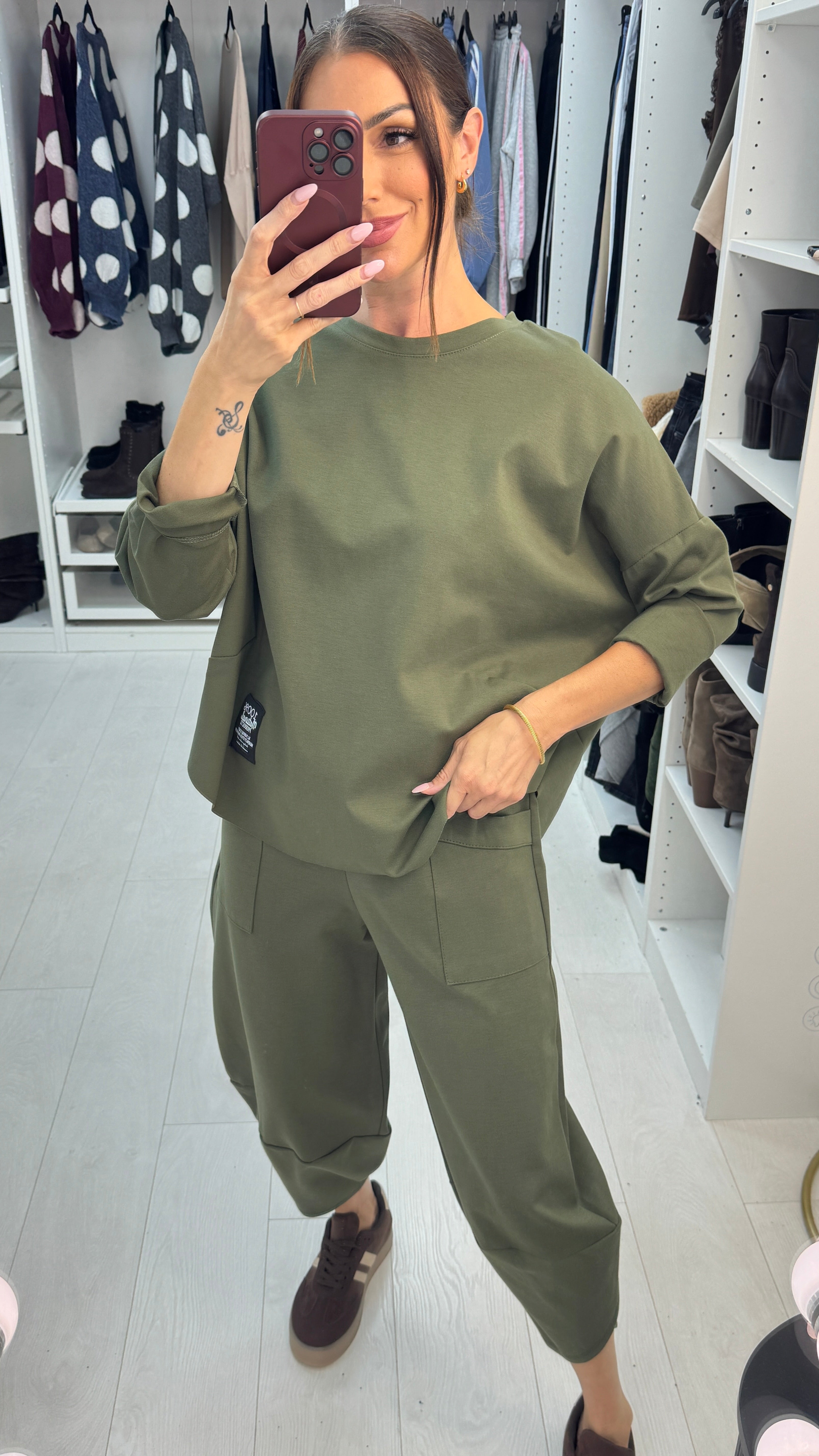 Venya Carrot Leg Loungewear Set