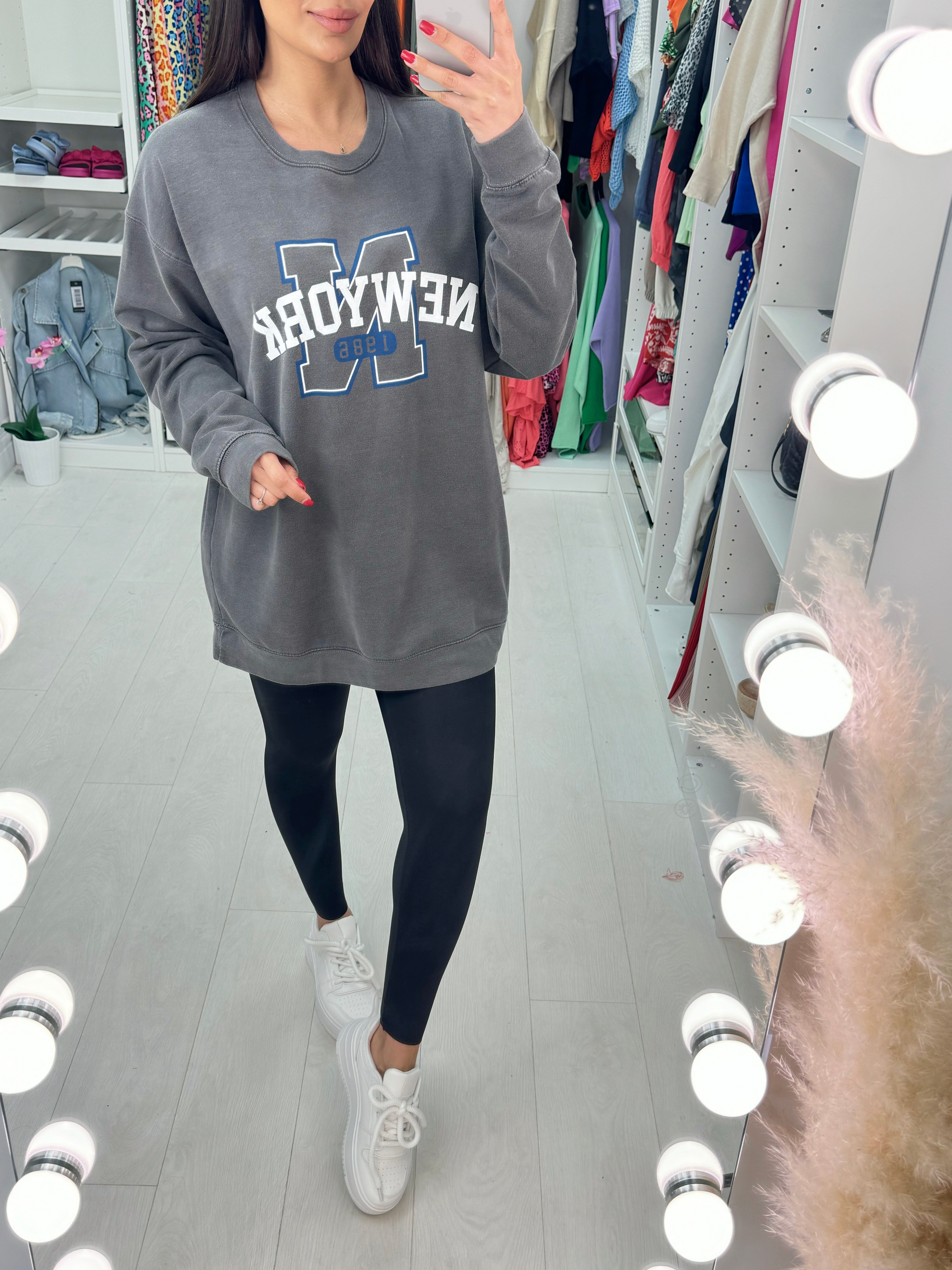 Amara NEW YORK Slogan Sweatshirt