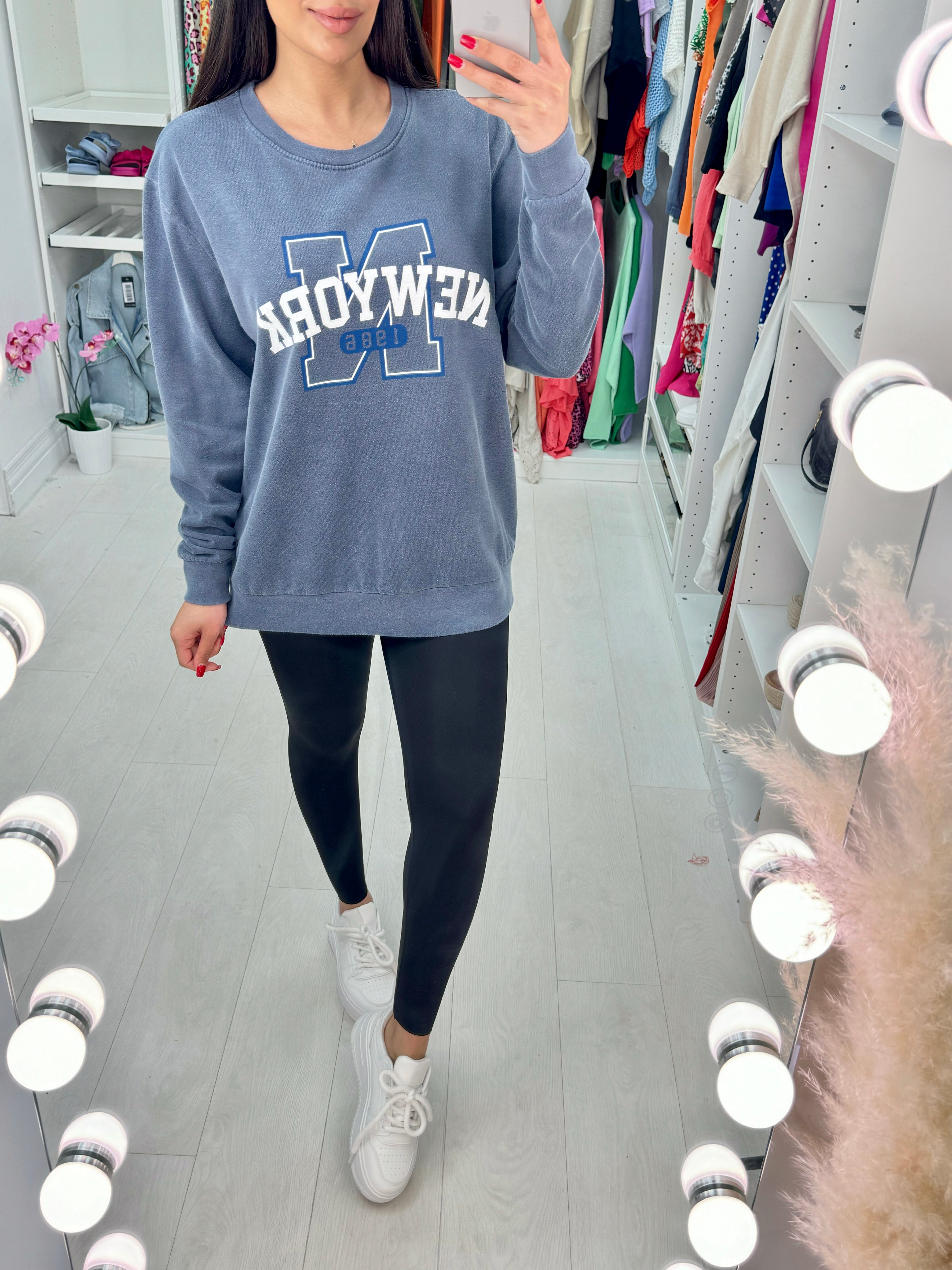 Amara NEW YORK Slogan Sweatshirt