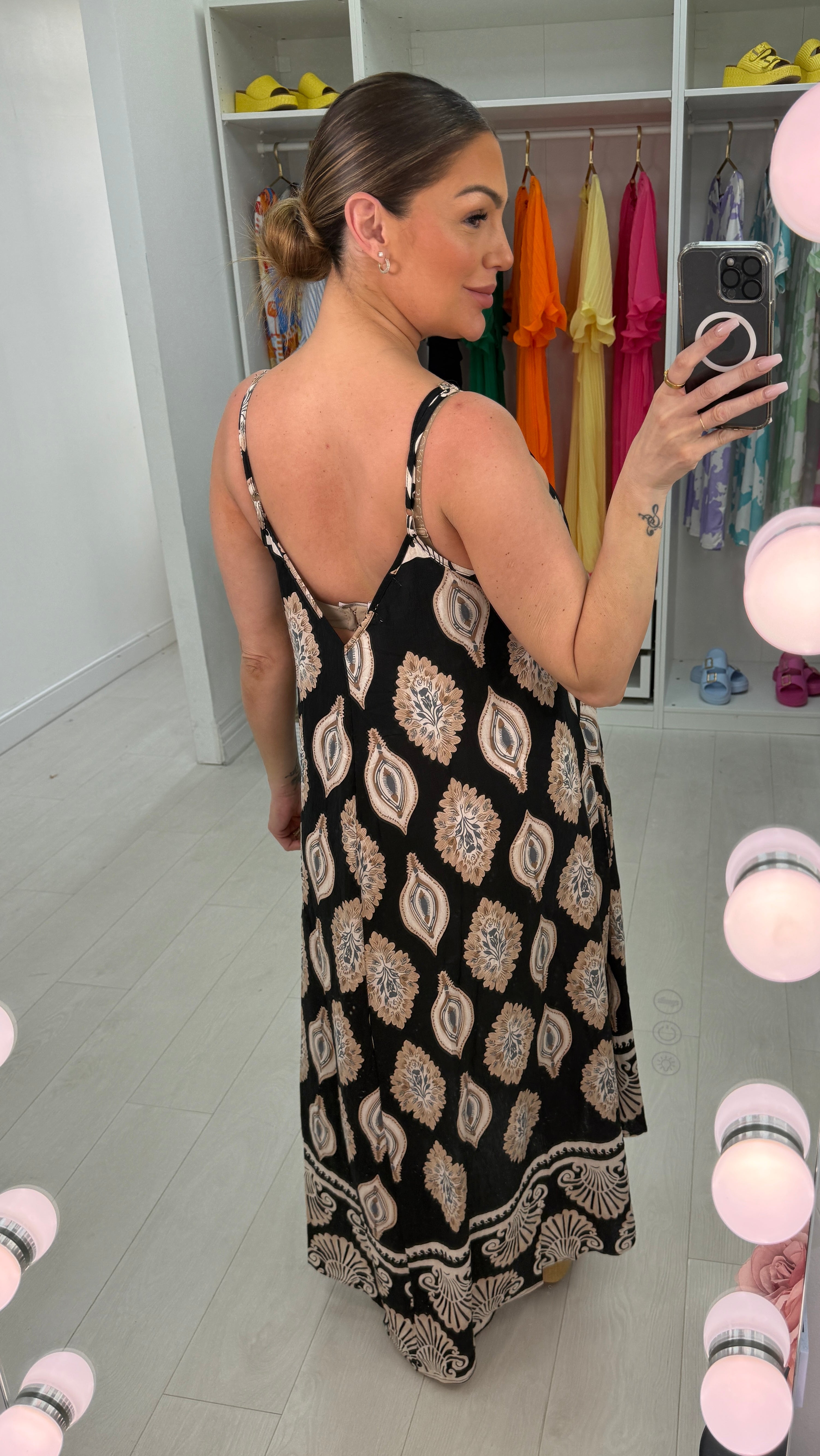 Charlene Strappy Loose Fit Maxi Dress