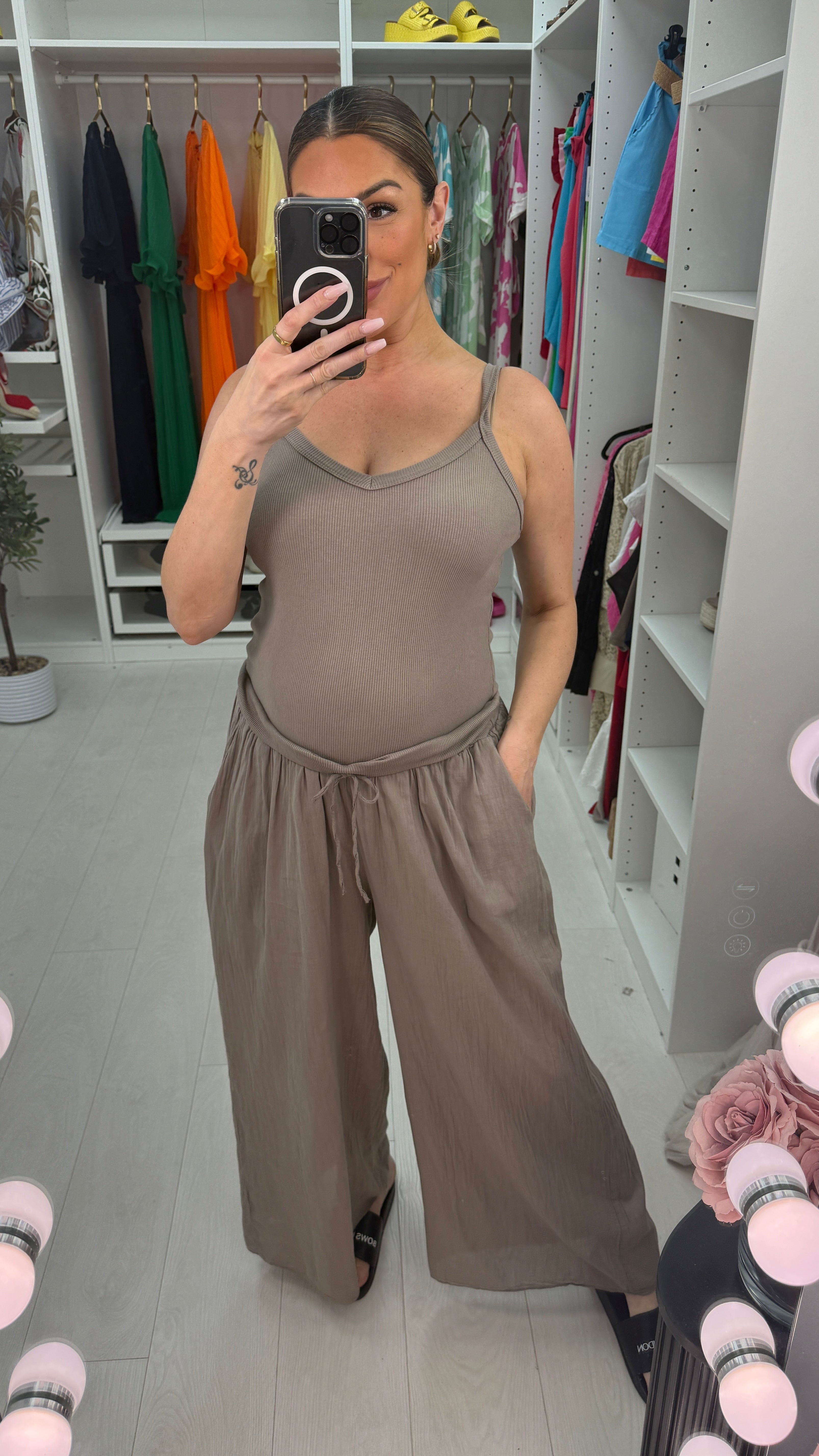 Tanira Wide Leg Cami Jumpsuit