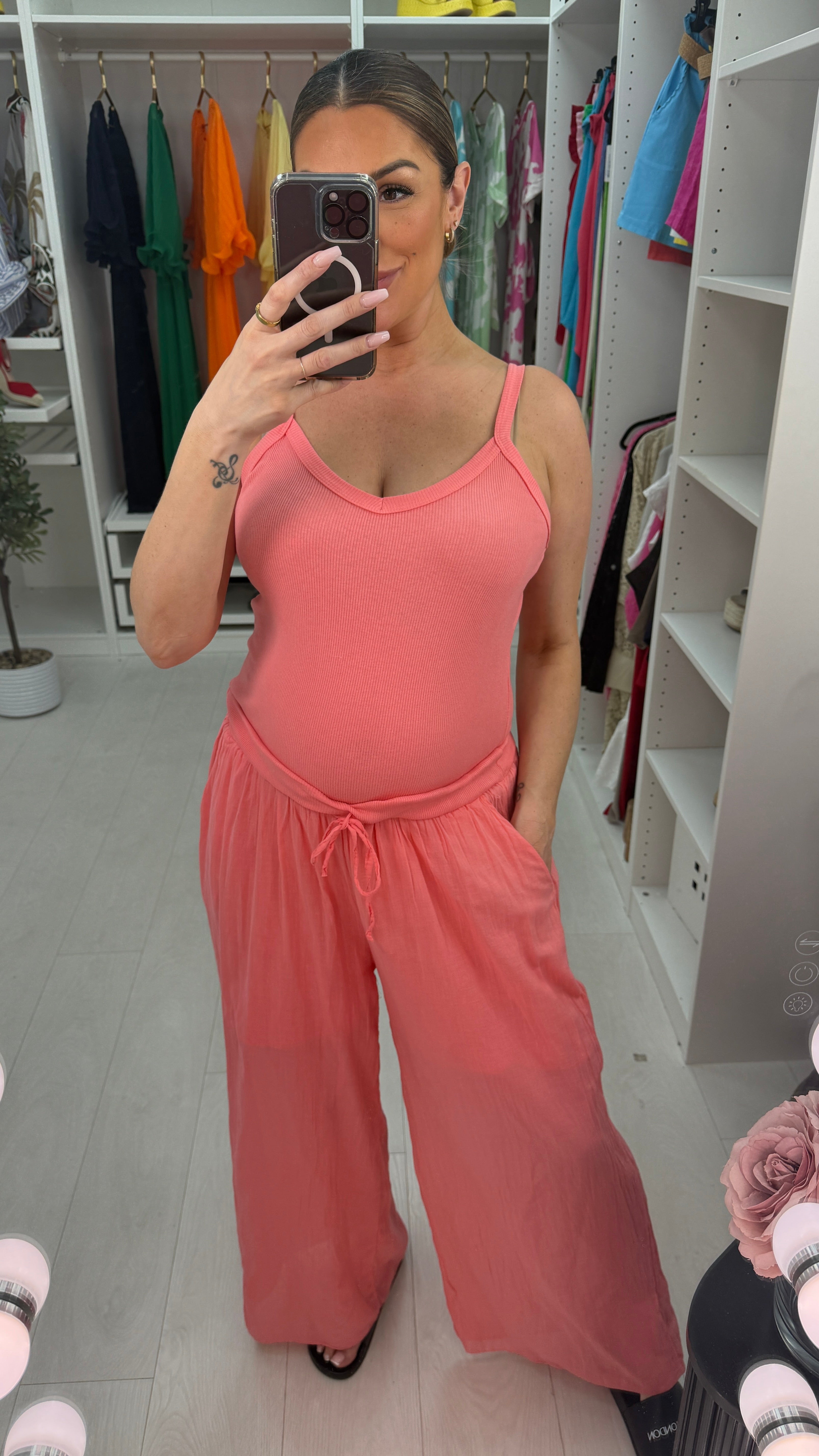 Tanira Wide Leg Cami Jumpsuit