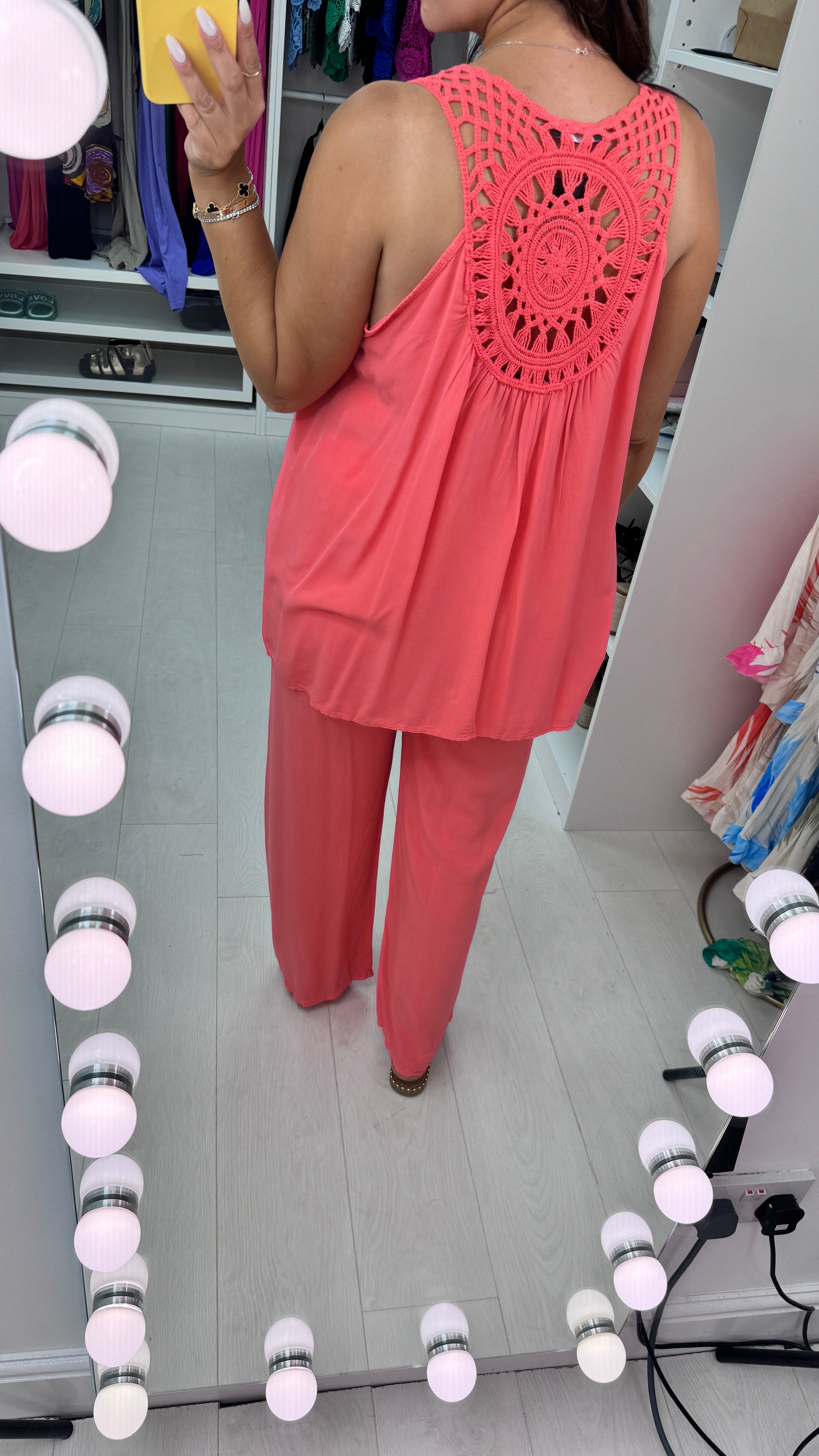 Tanitha Crochet Loose Fit Co-Ord