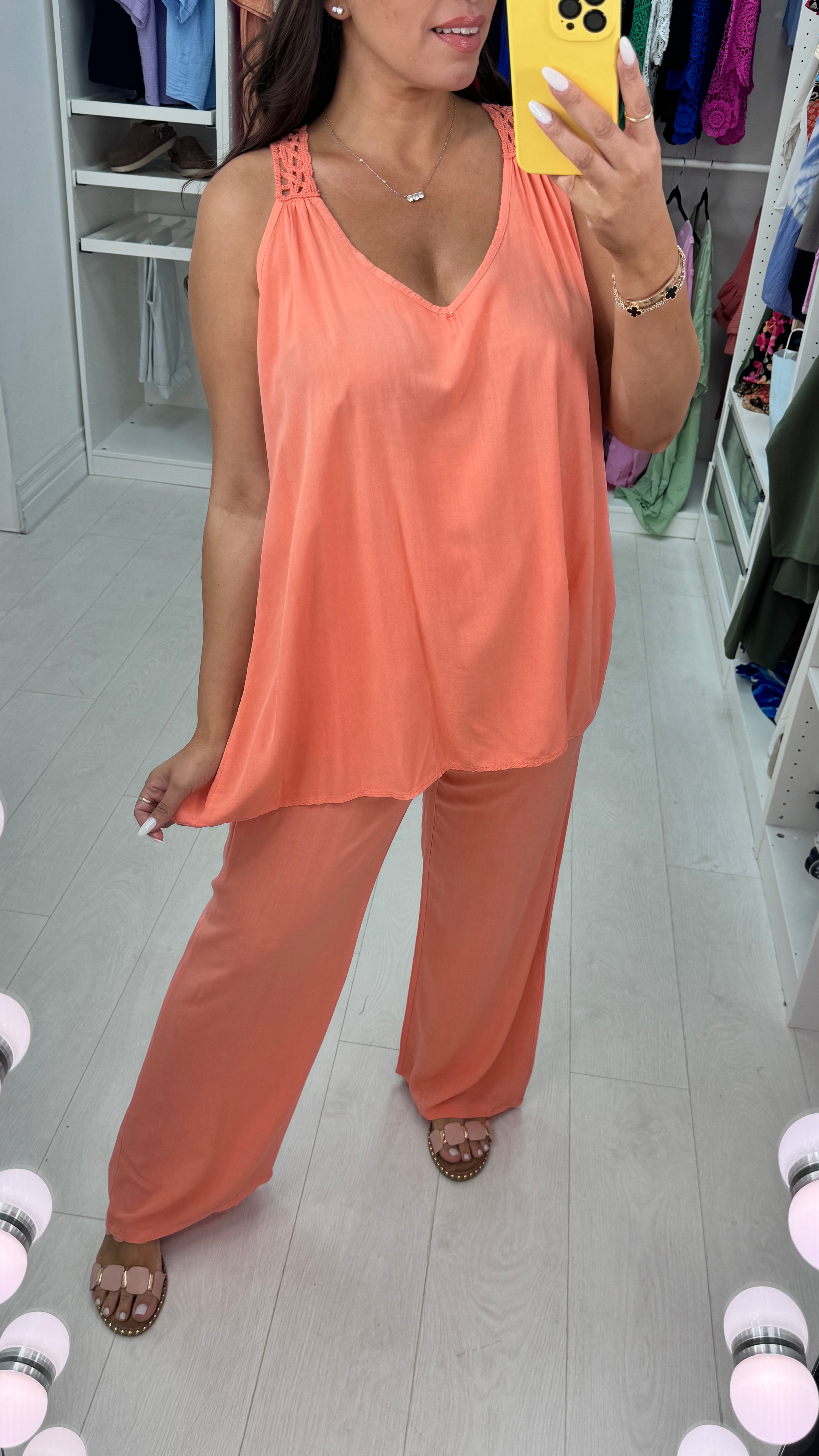 Tanitha Crochet Loose Fit Co-Ord