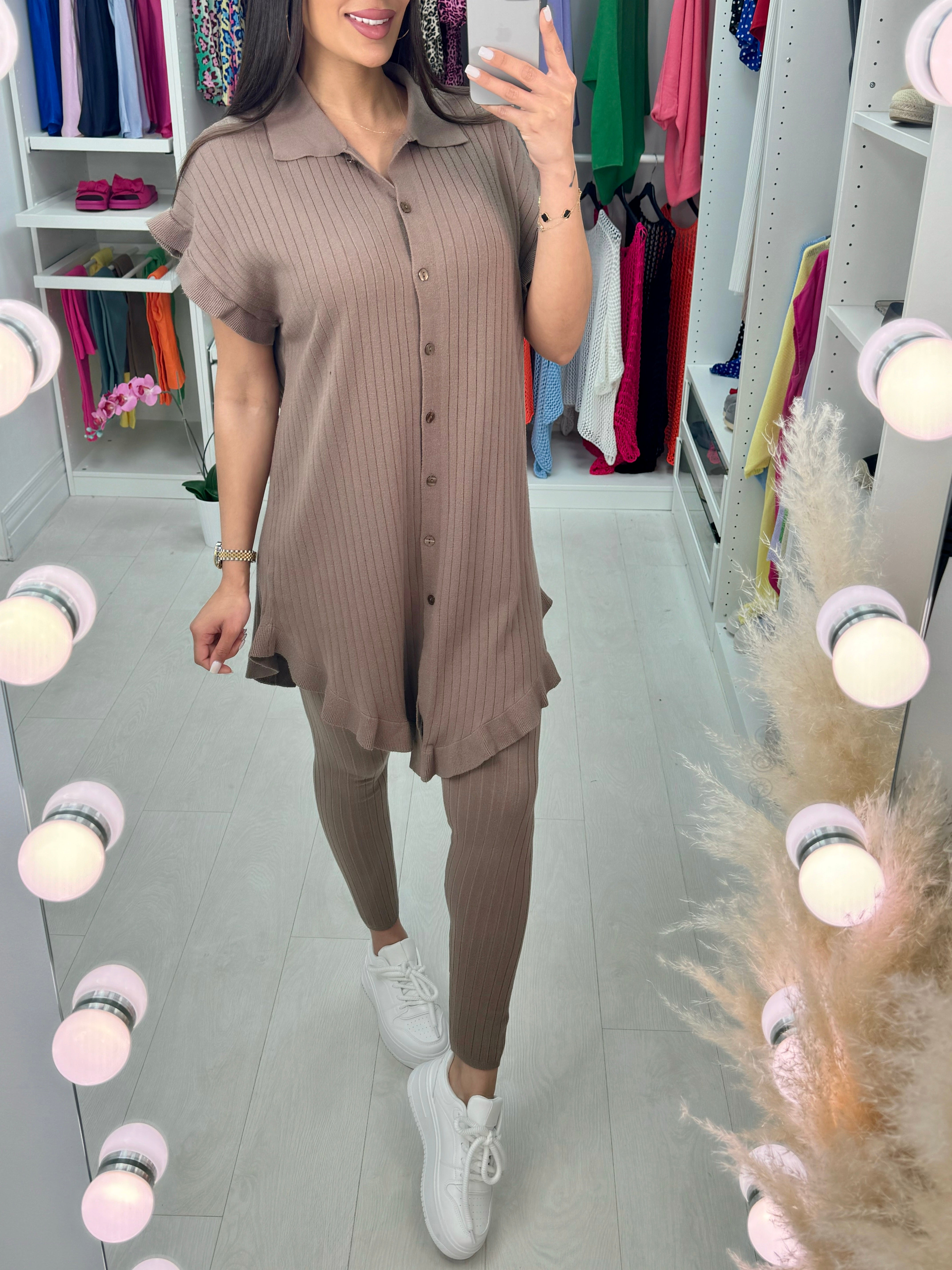 Zamira Frill Detail Loungewear Set