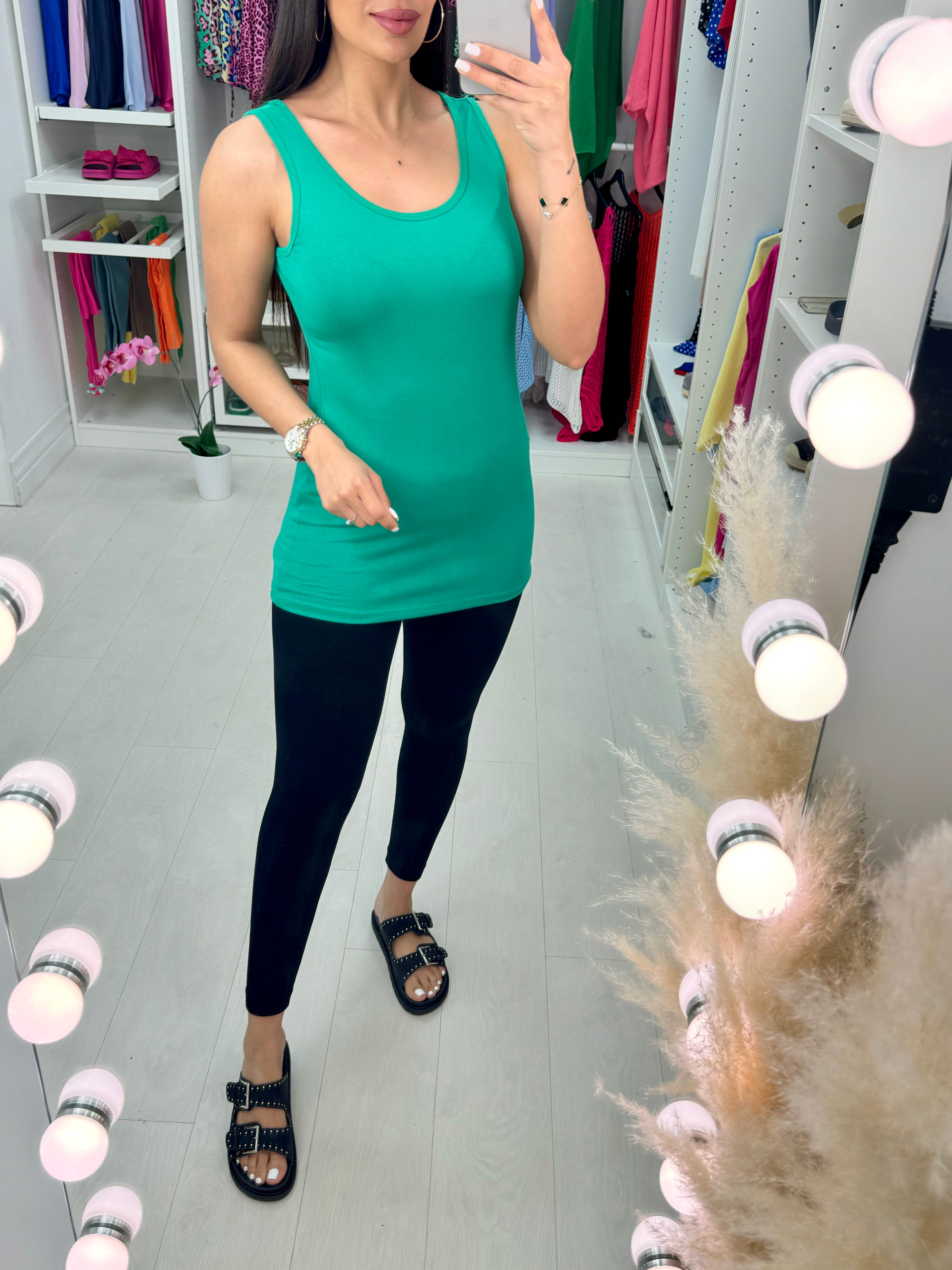 Arden Plain Basic Vest Top