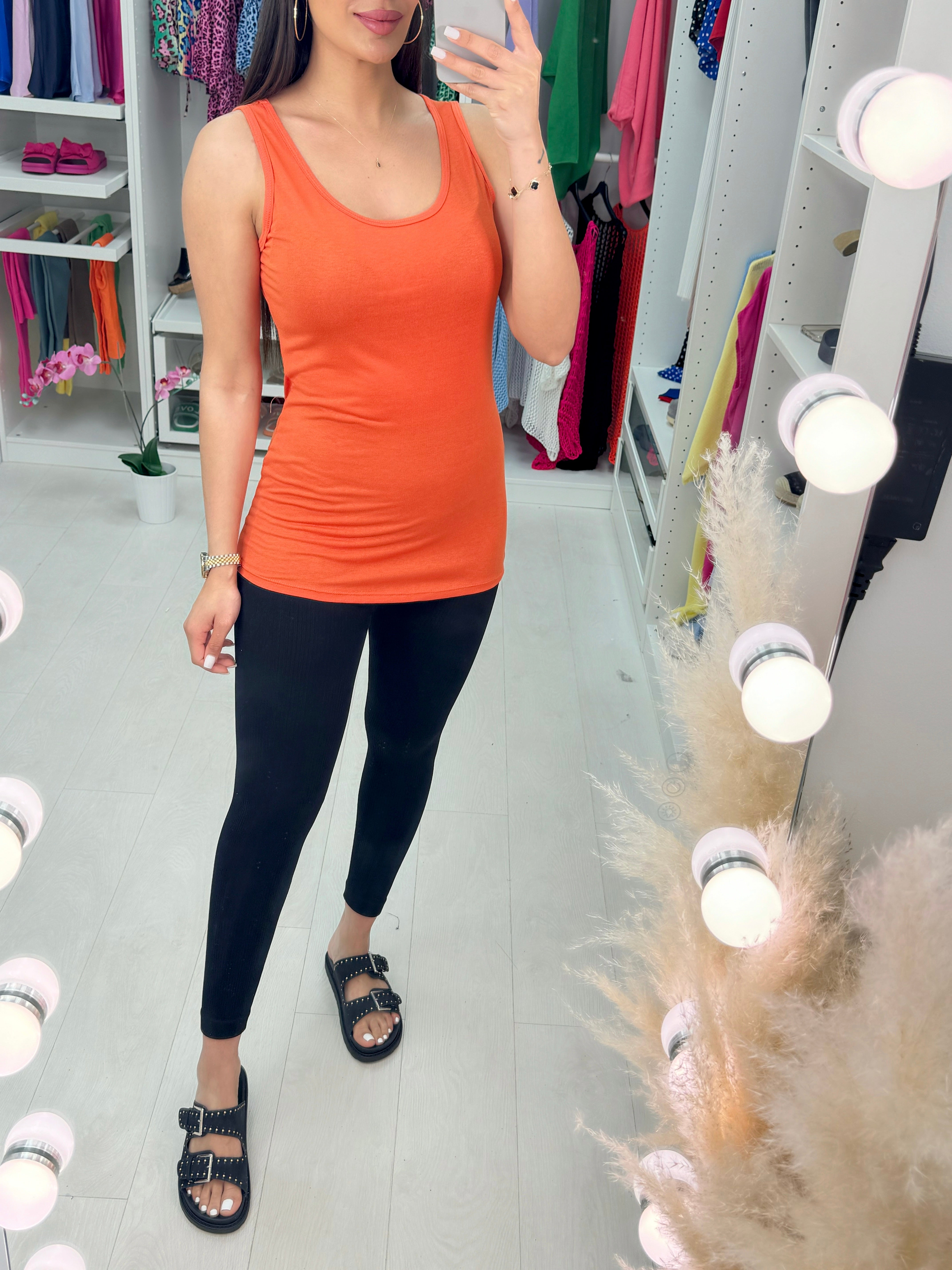 Arden Plain Basic Vest Top