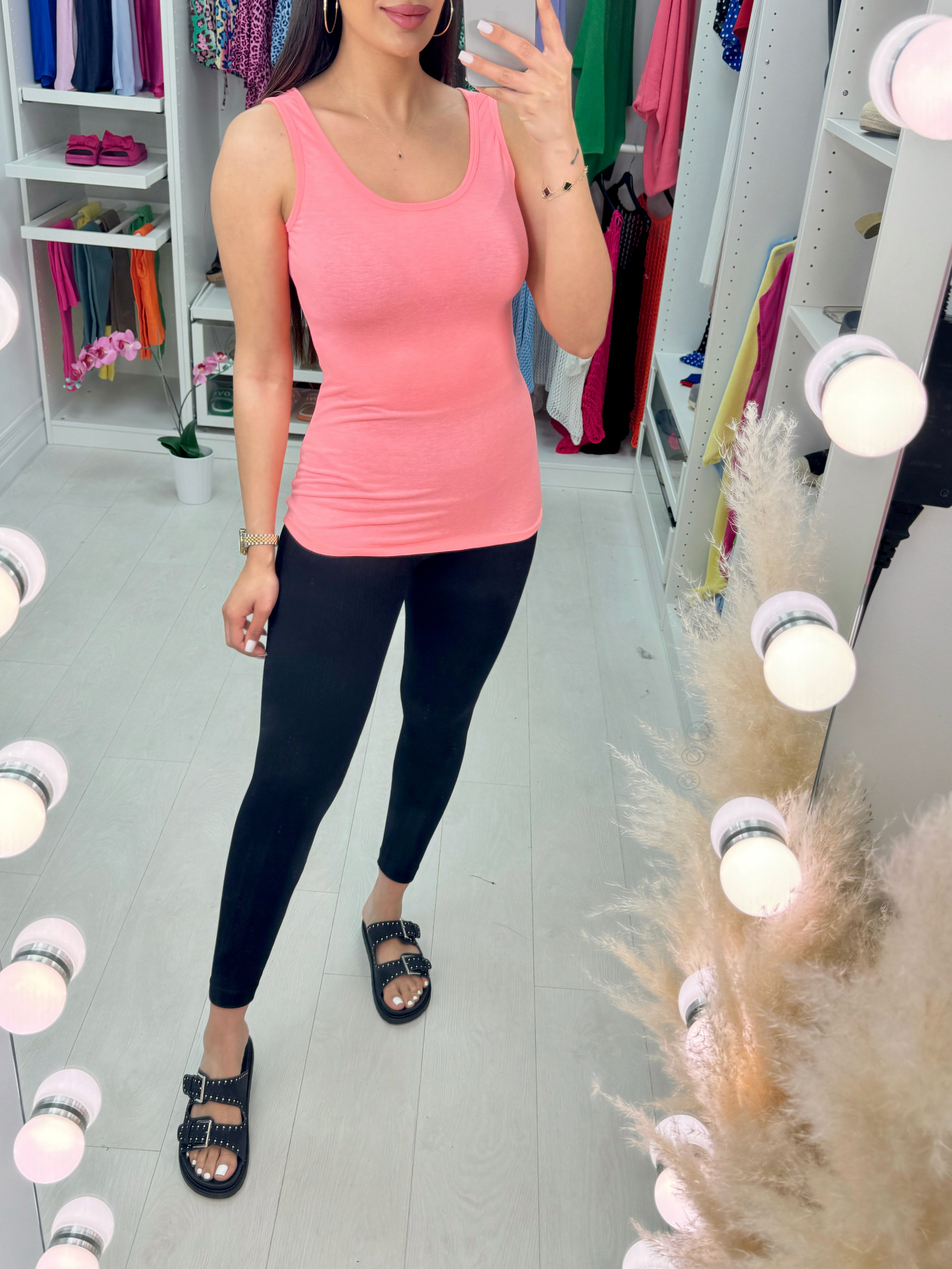 Arden Plain Basic Vest Top