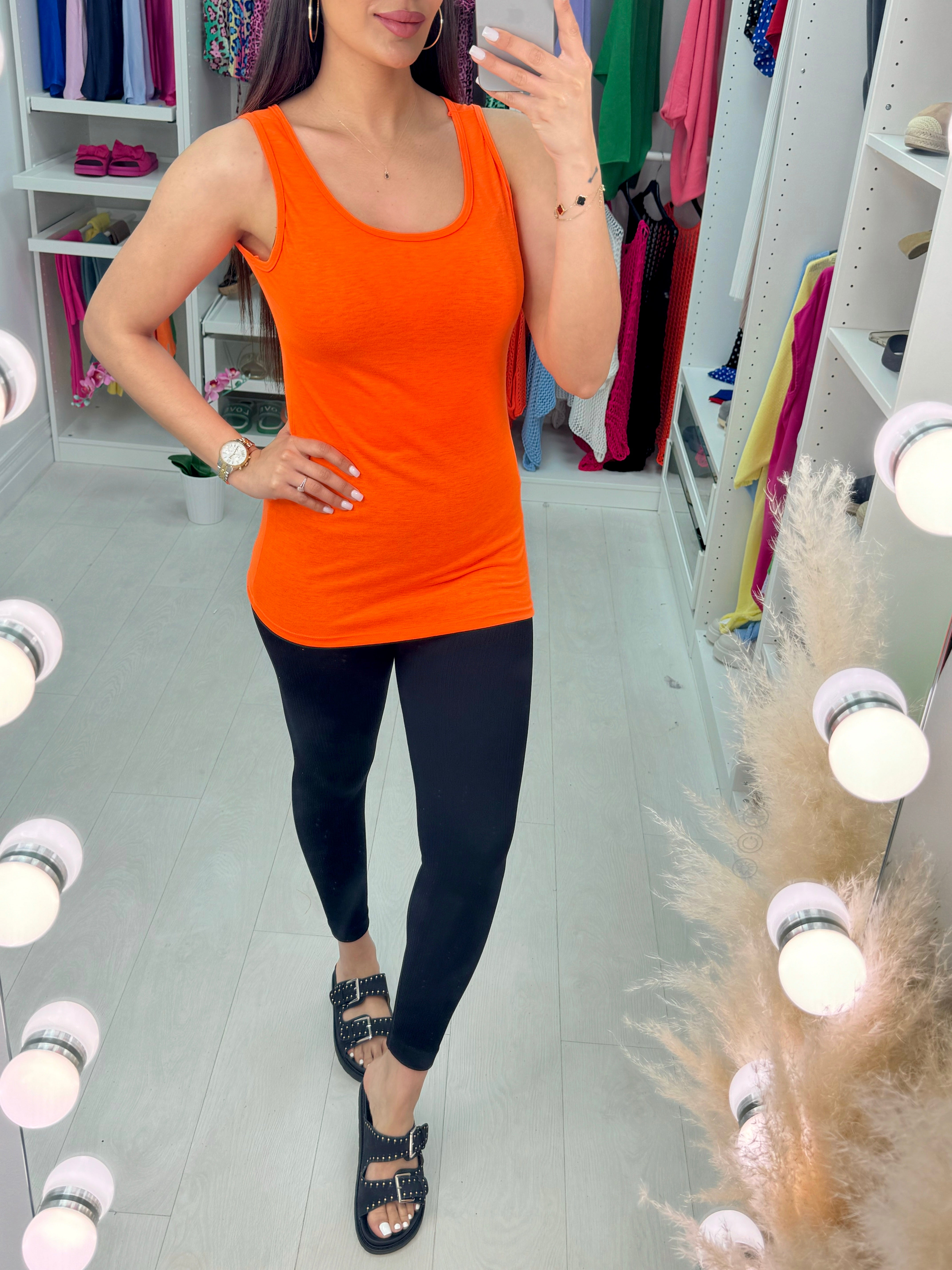 Arden Plain Basic Vest Top