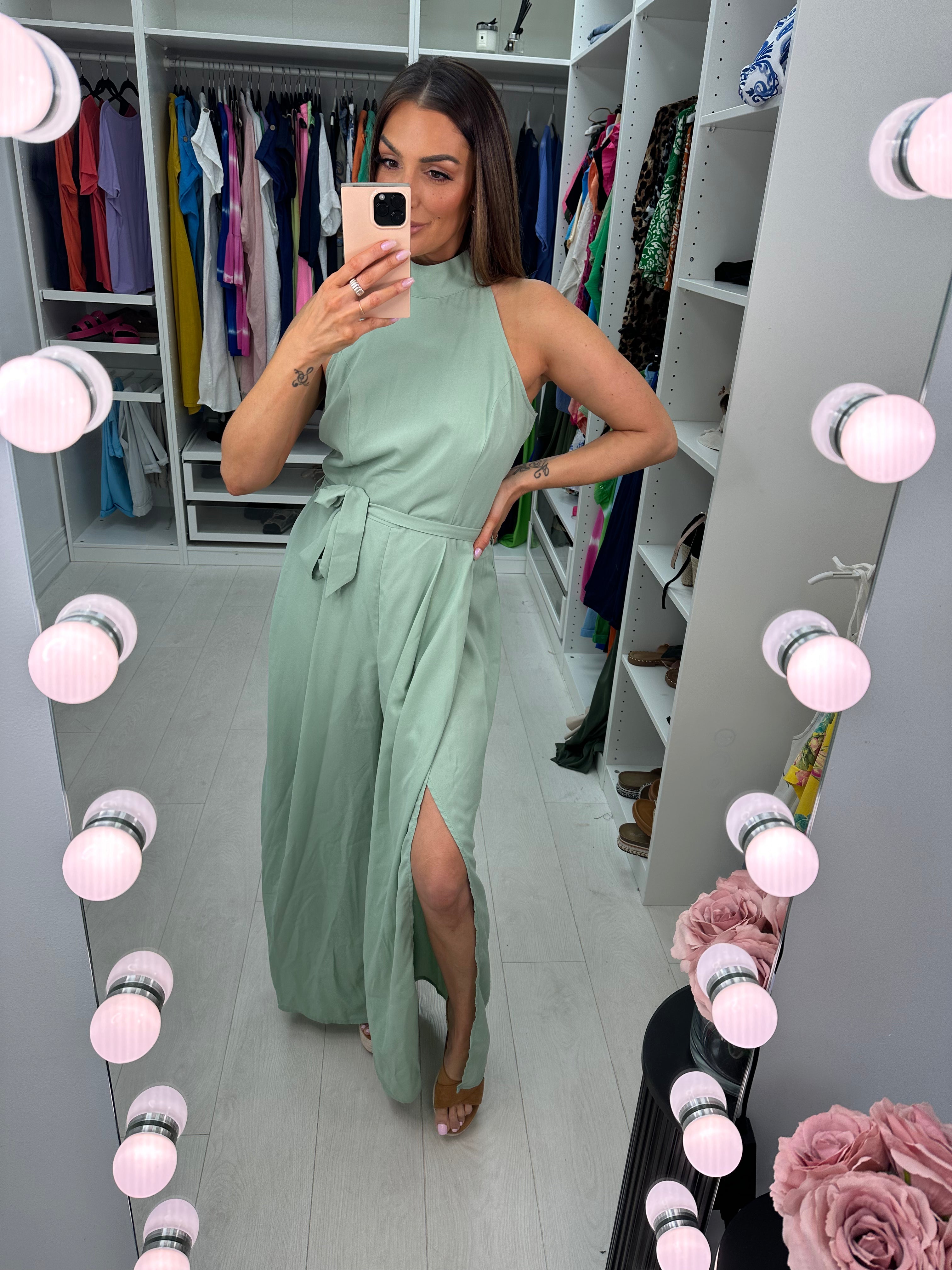 Nyla Halter Neck Jumpsuit