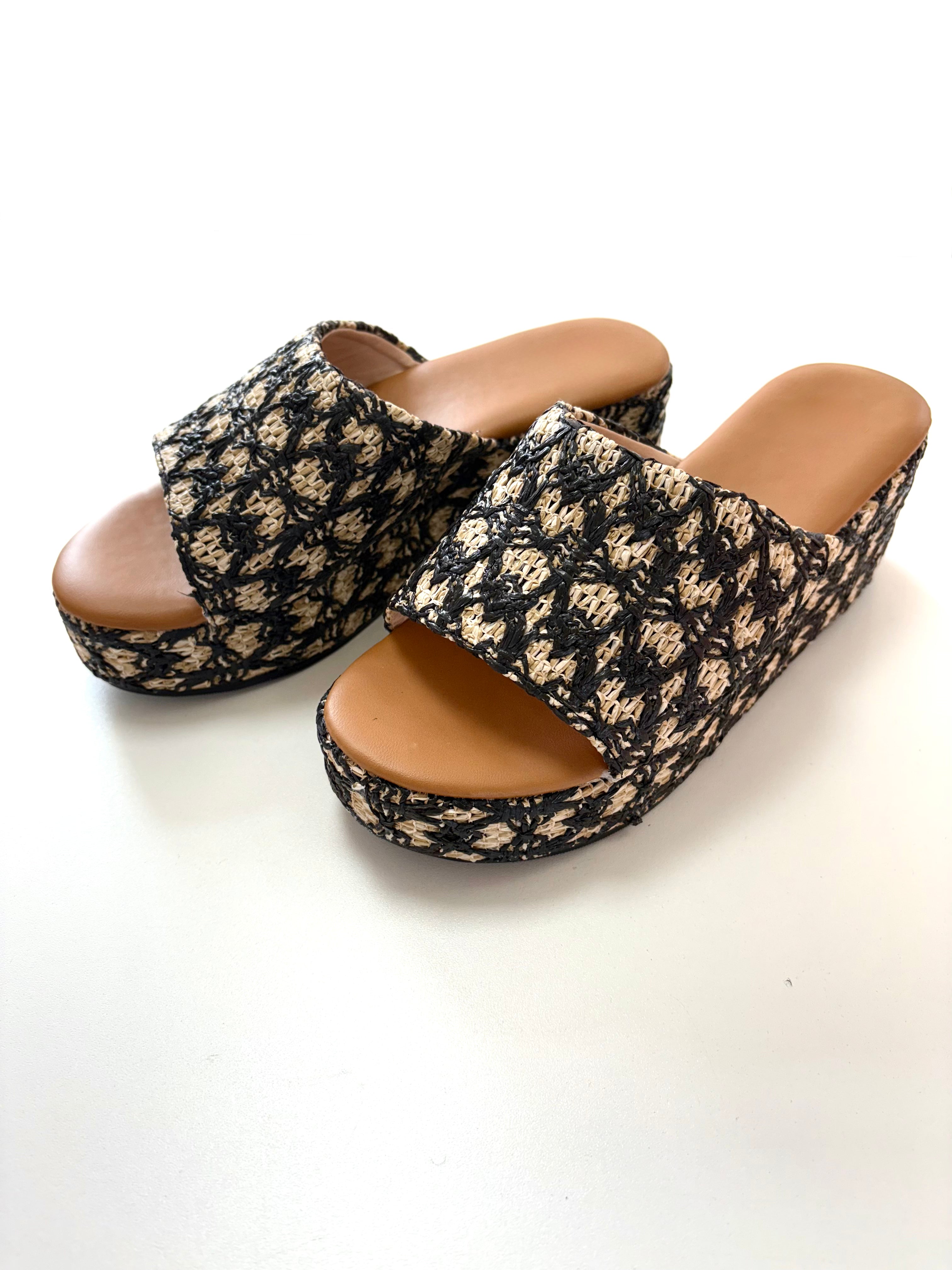 Sevah Woven Platform Mule