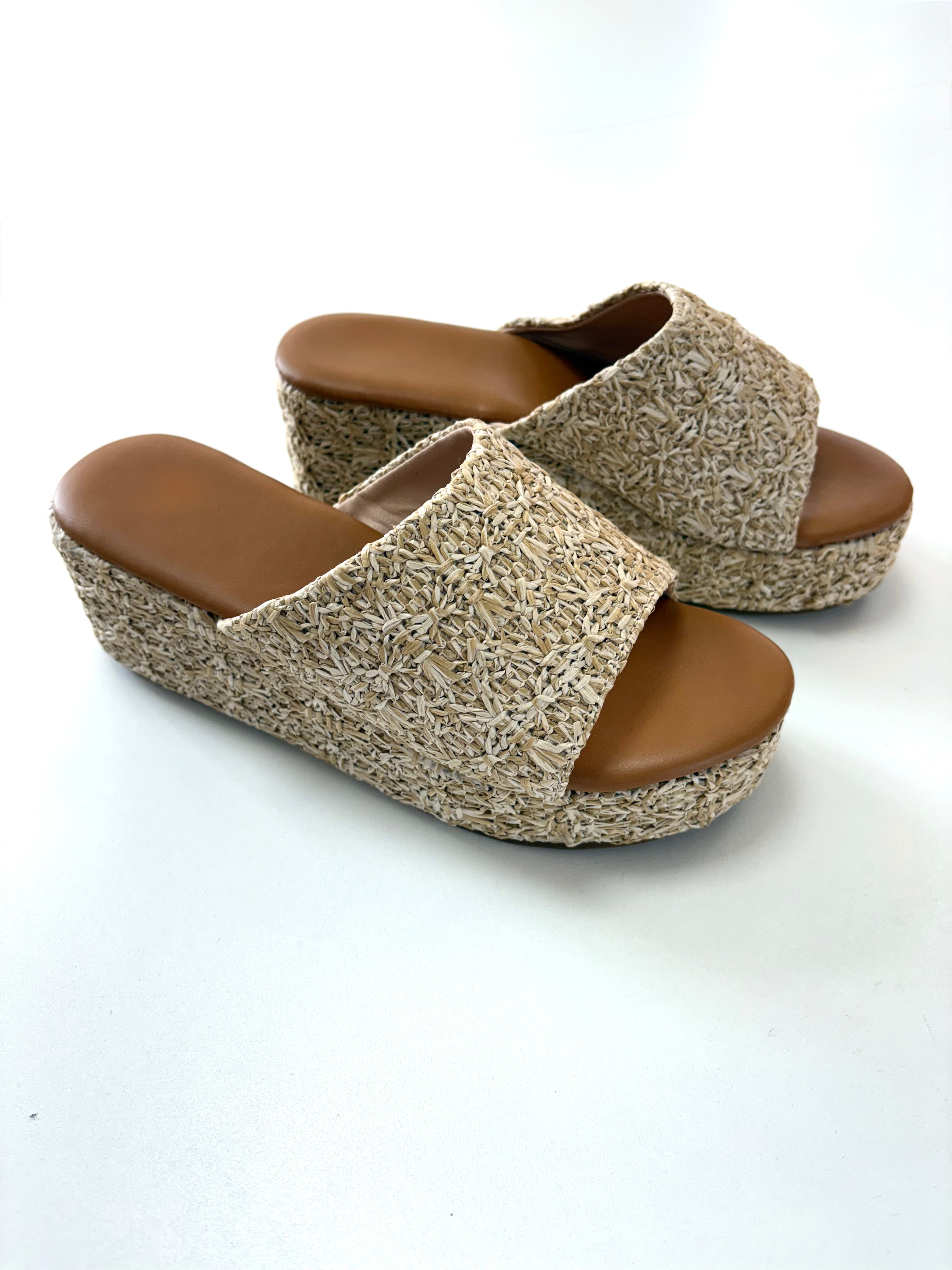 Sevah Woven Platform Mule