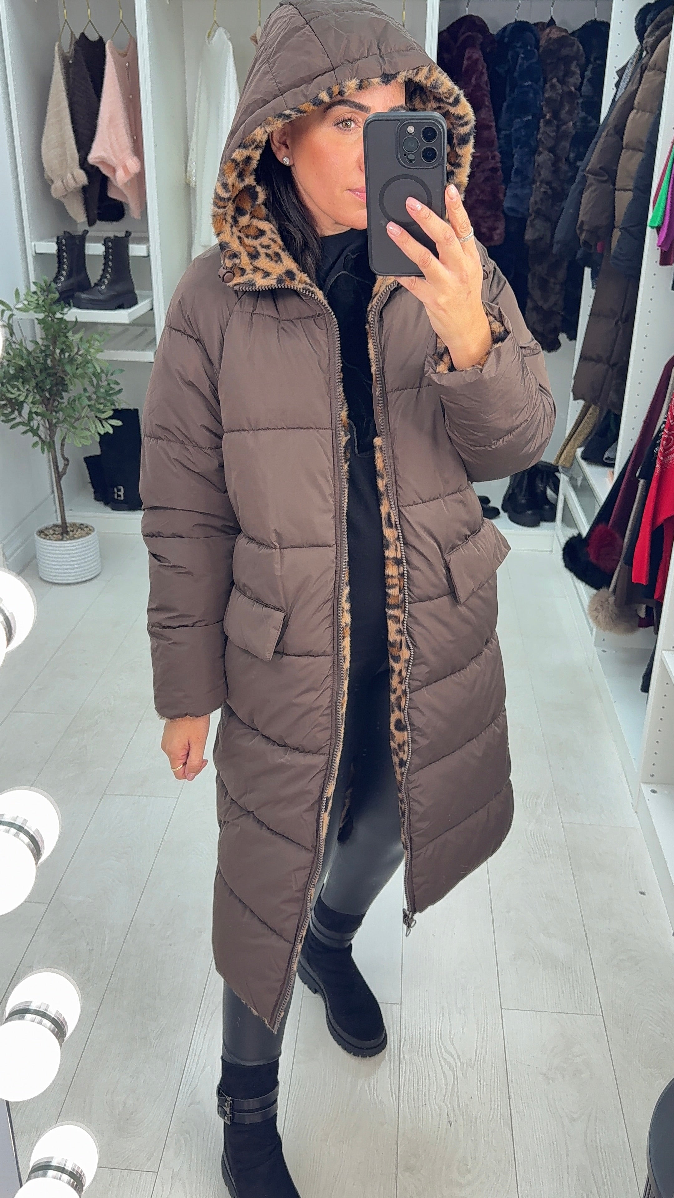 Elizabeth Reversible Longline Coat