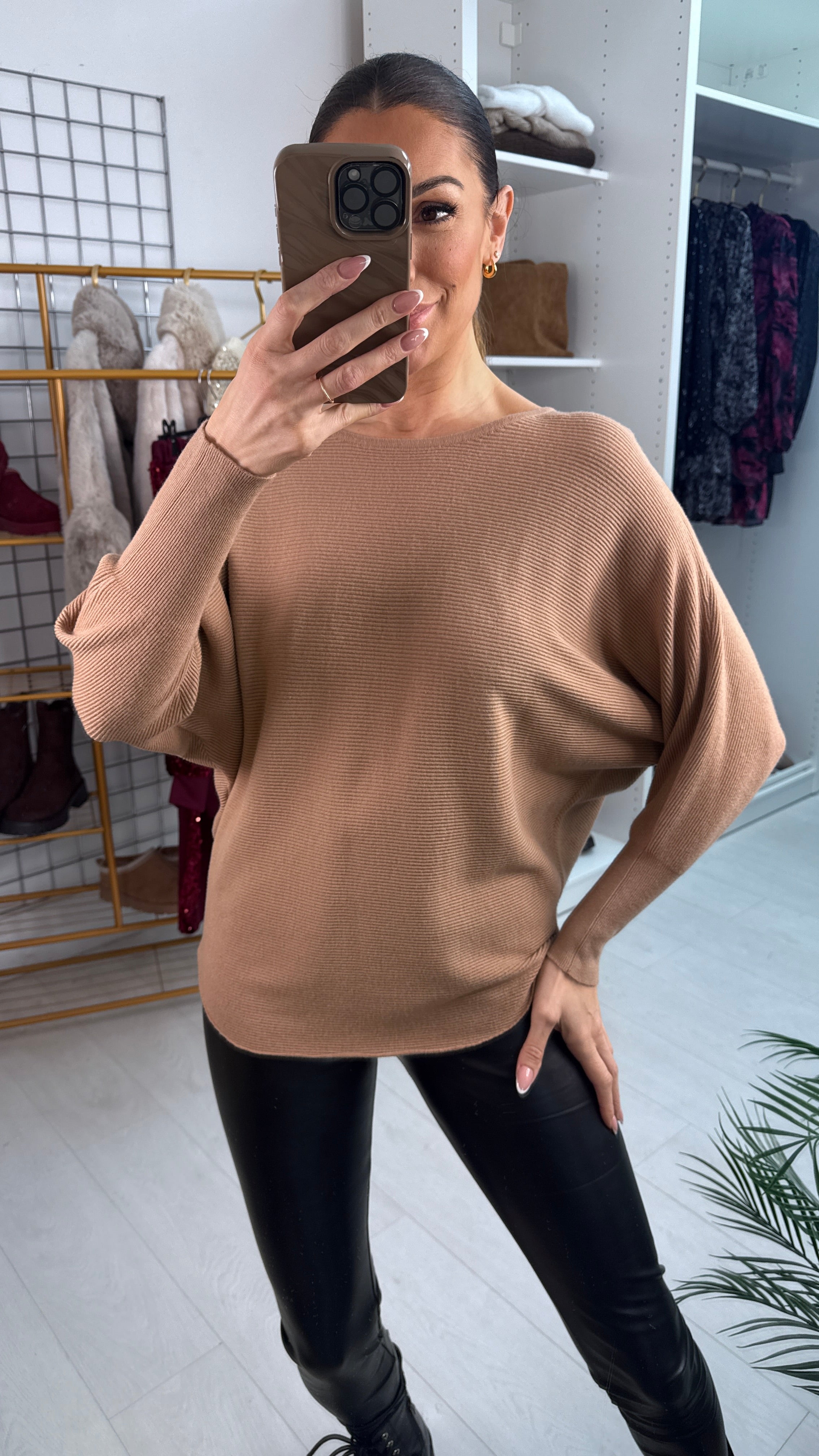 Axel Diamante Angel Wing Cross Back Jumper