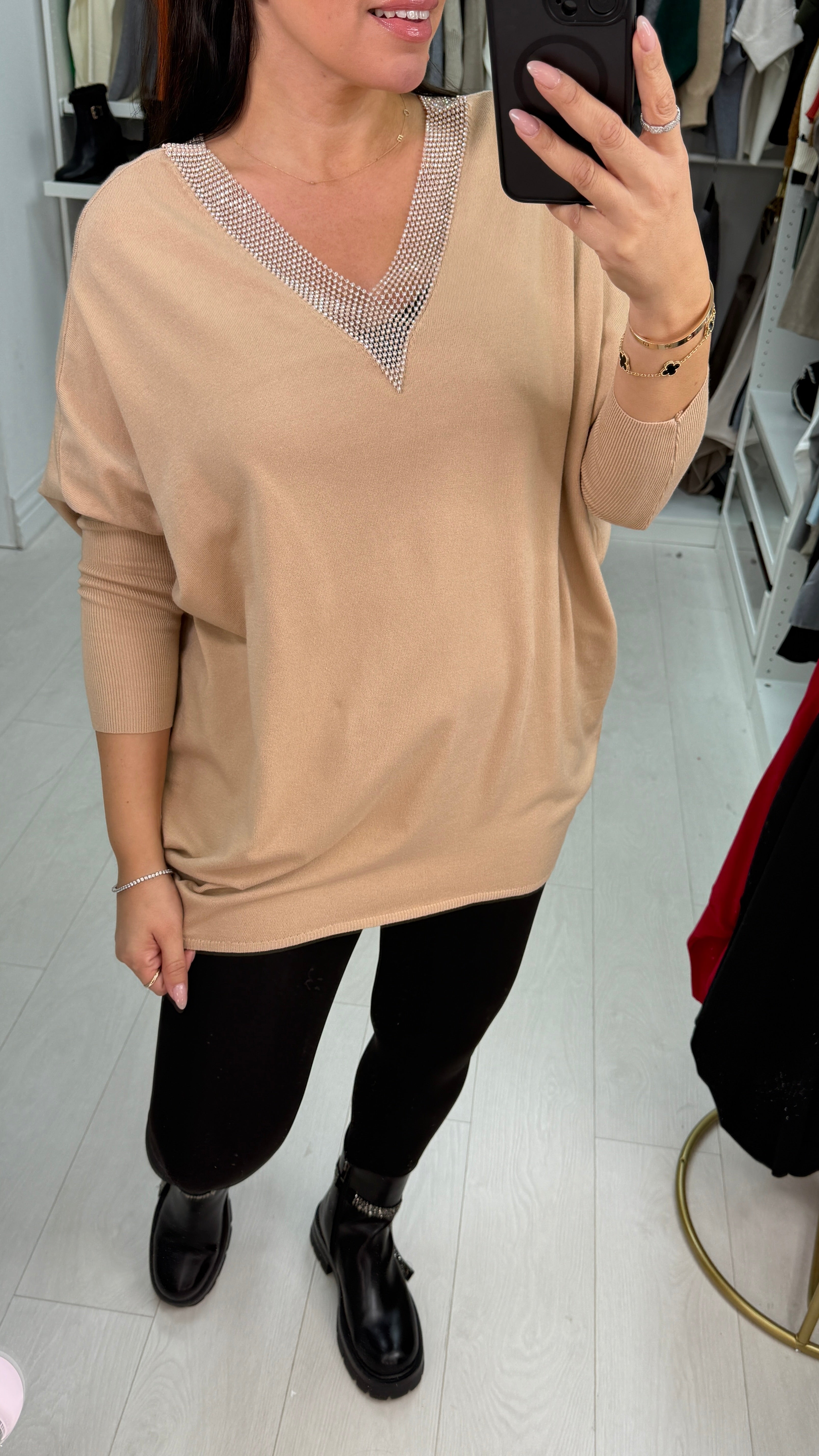 Gonzalo Diamante V Neck Supersoft Jumper