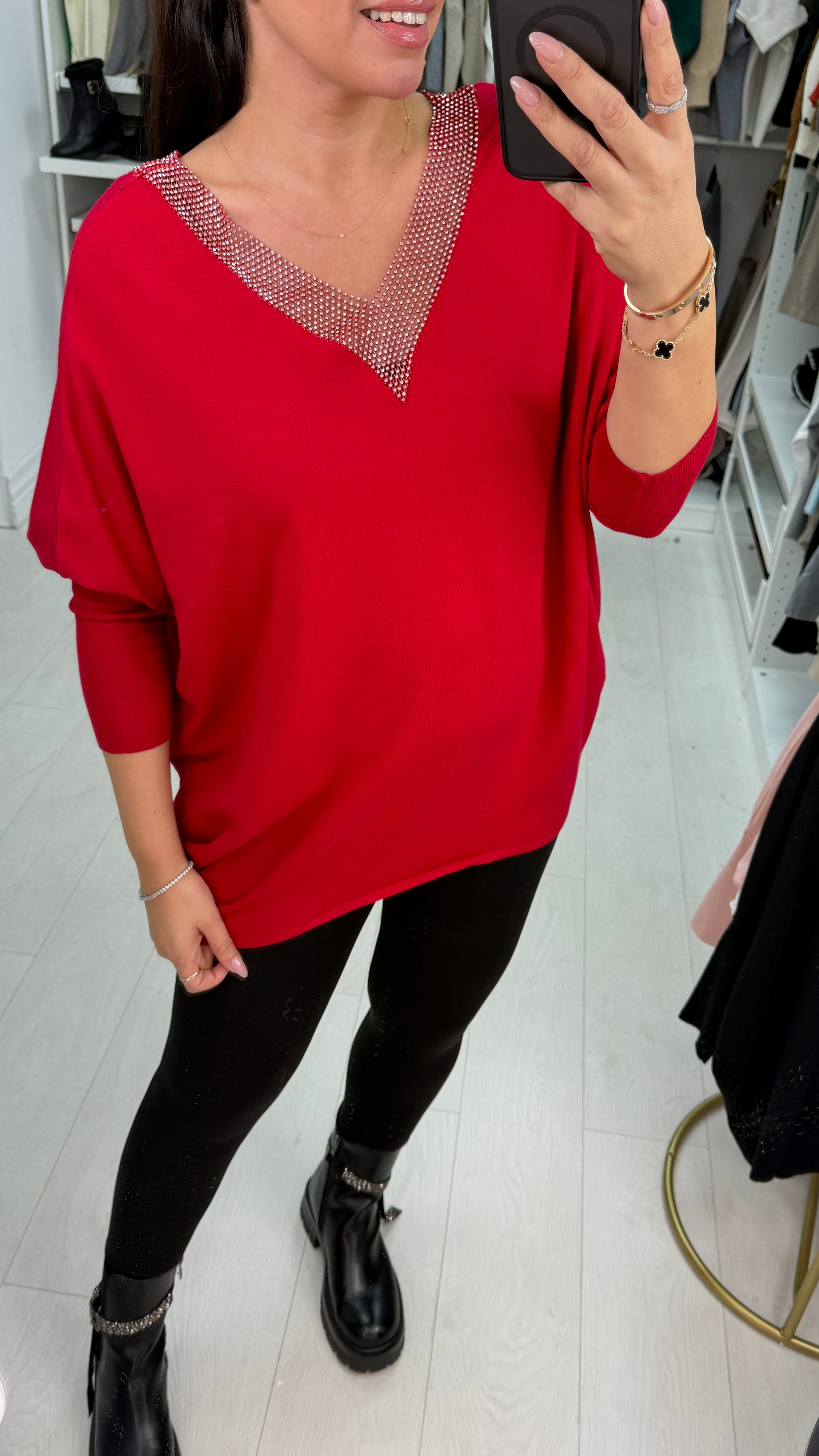 Gonzalo Diamante V Neck Supersoft Jumper