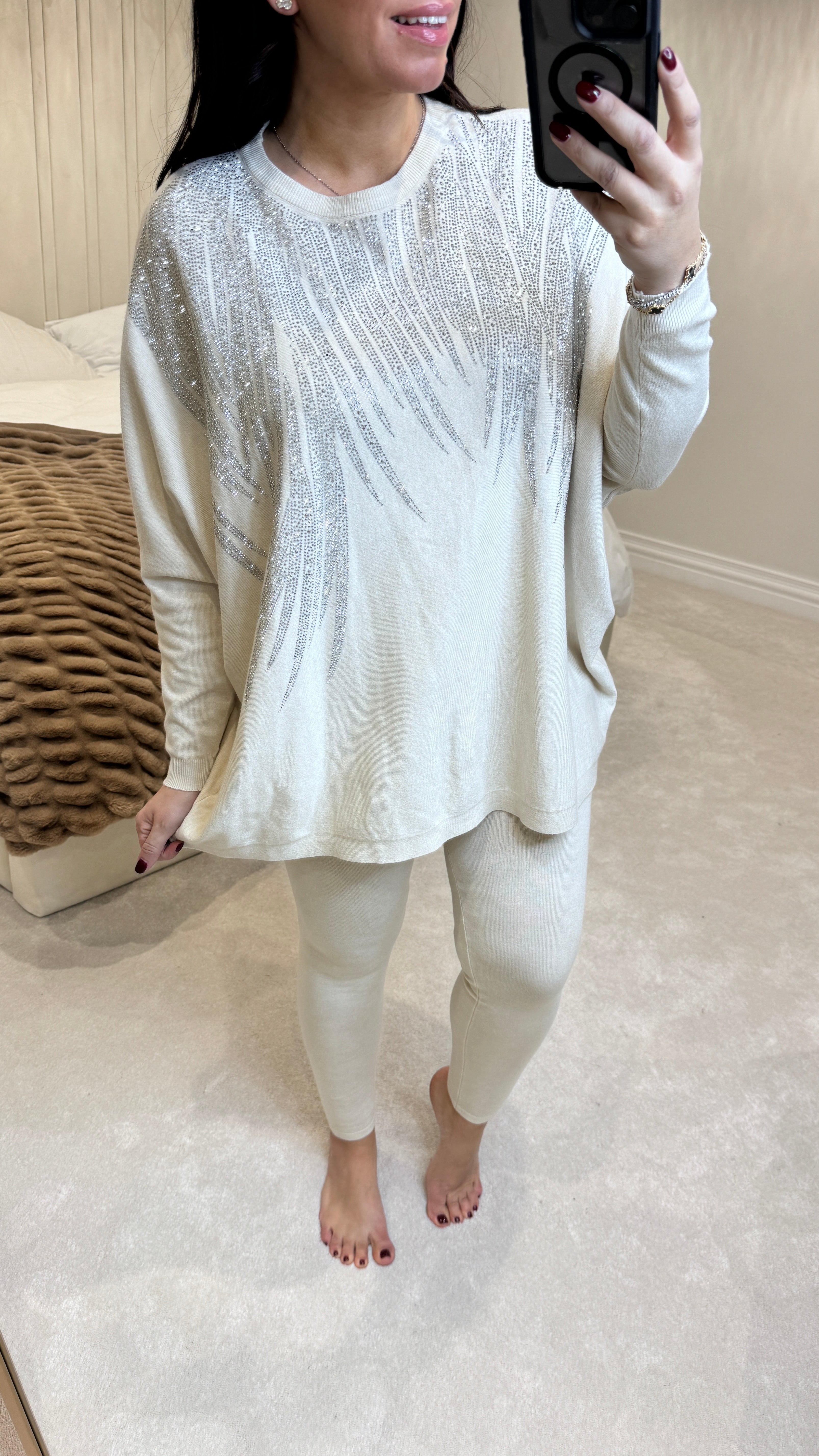 Emilia Diamante Detail Loungeset