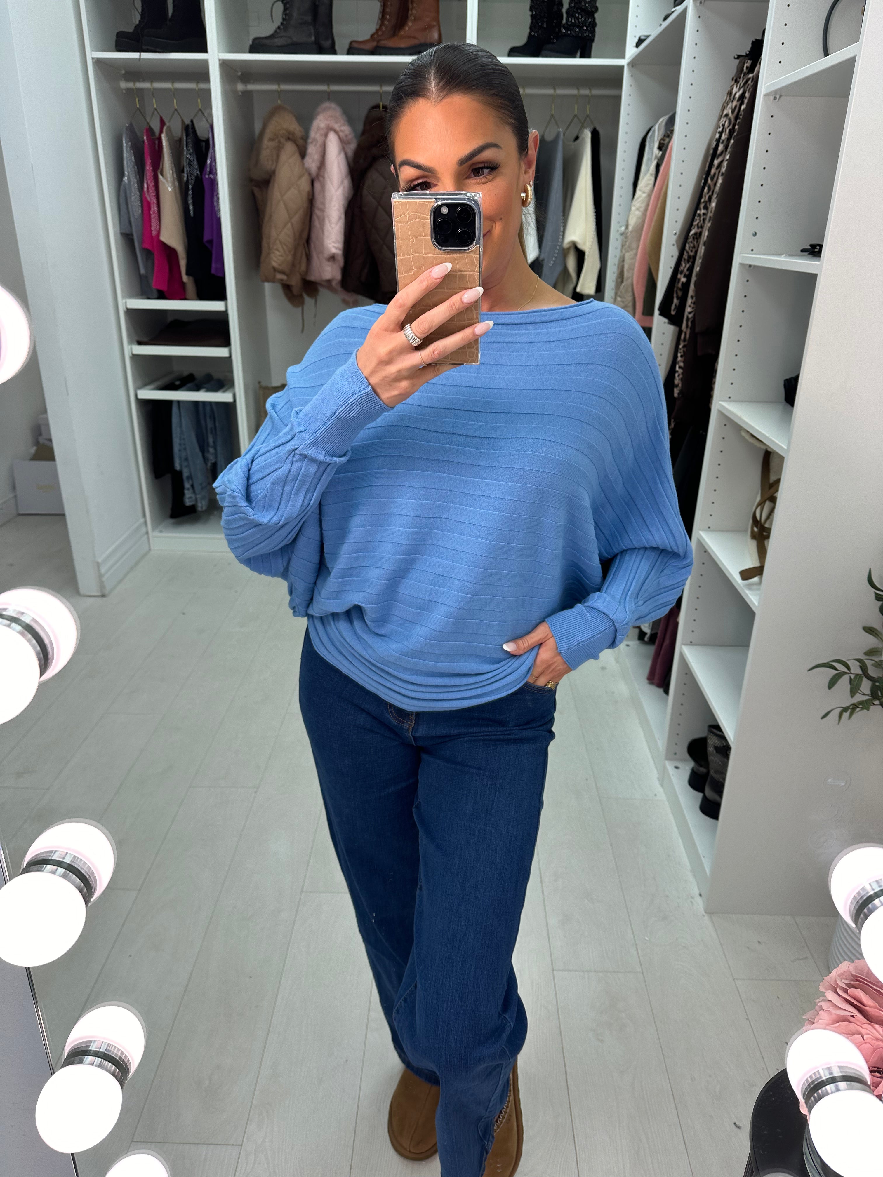 Rosalie Super Soft Batwing Knit Jumper