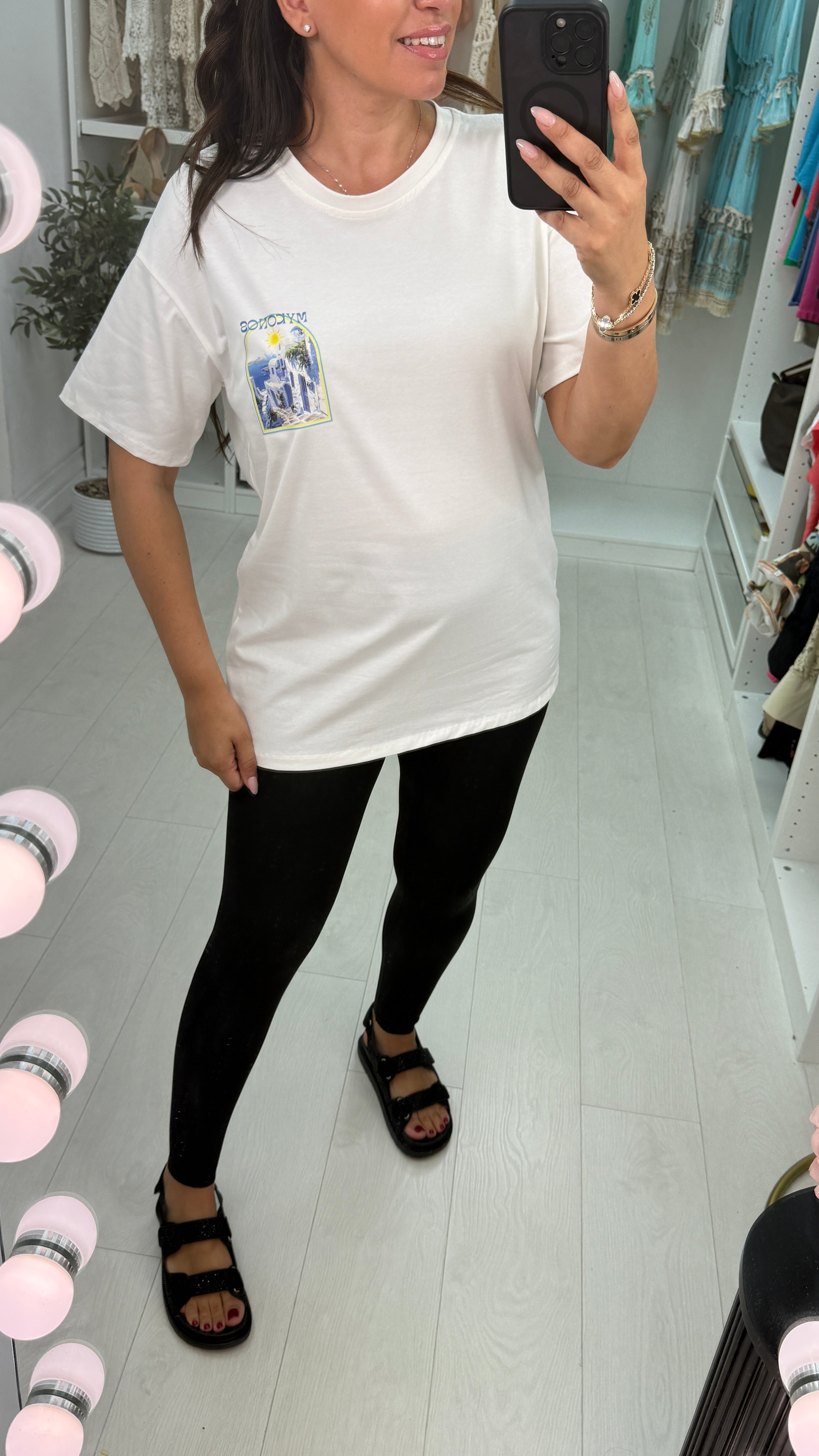 Sunny MYKONOS Graphic T-Shirt