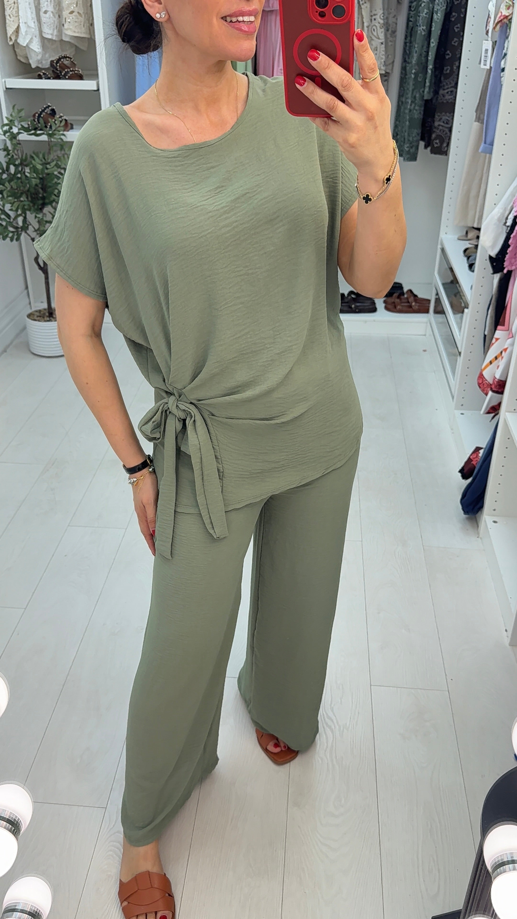 Sandylee Tie Side Co-ord Set