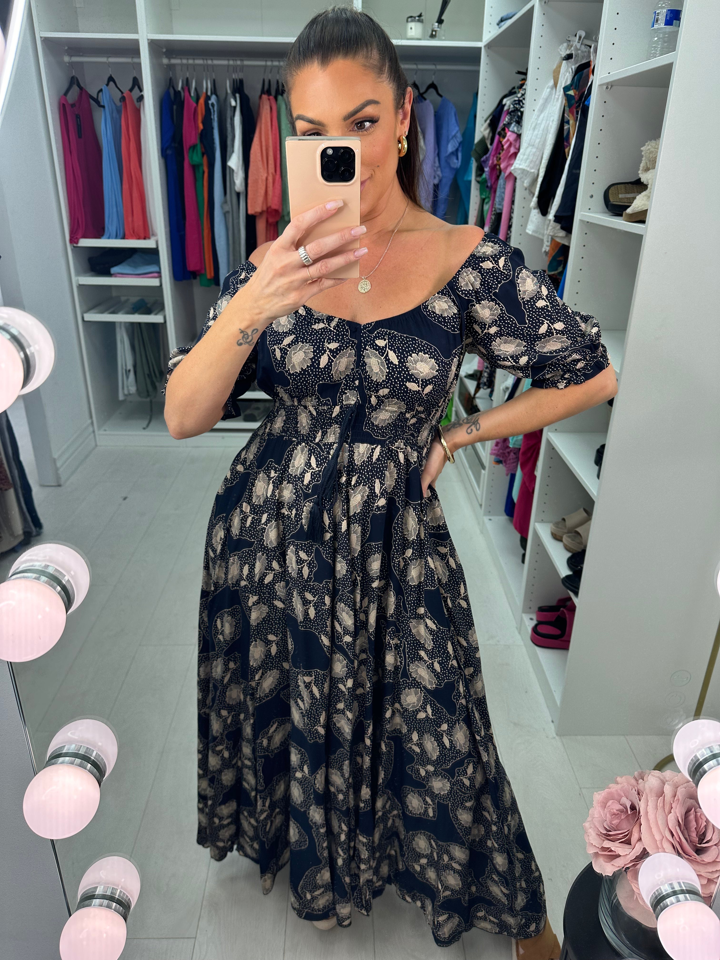 Matiya Printed Maxi Dress