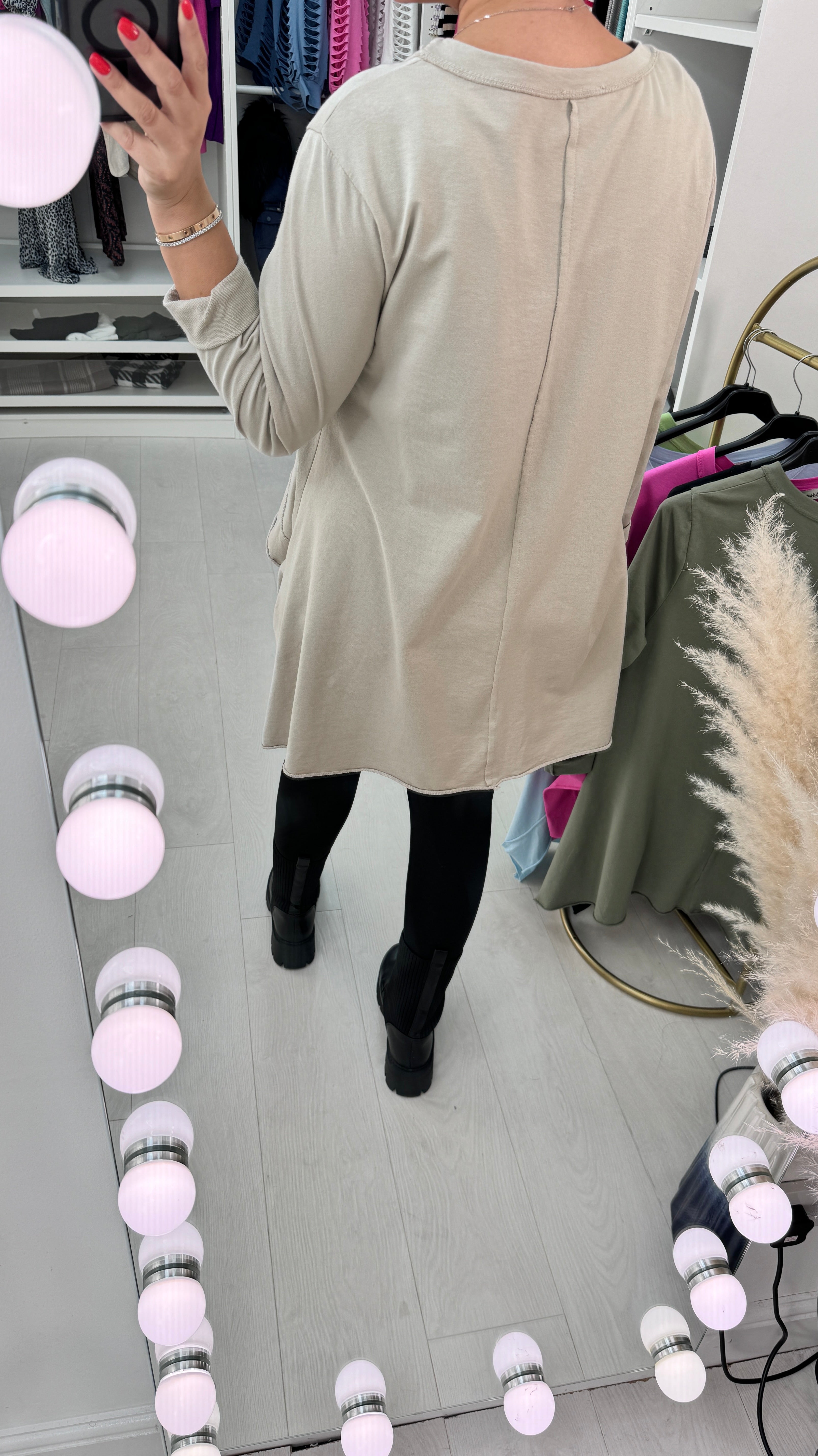 Zola Longline Round Neck Tunic