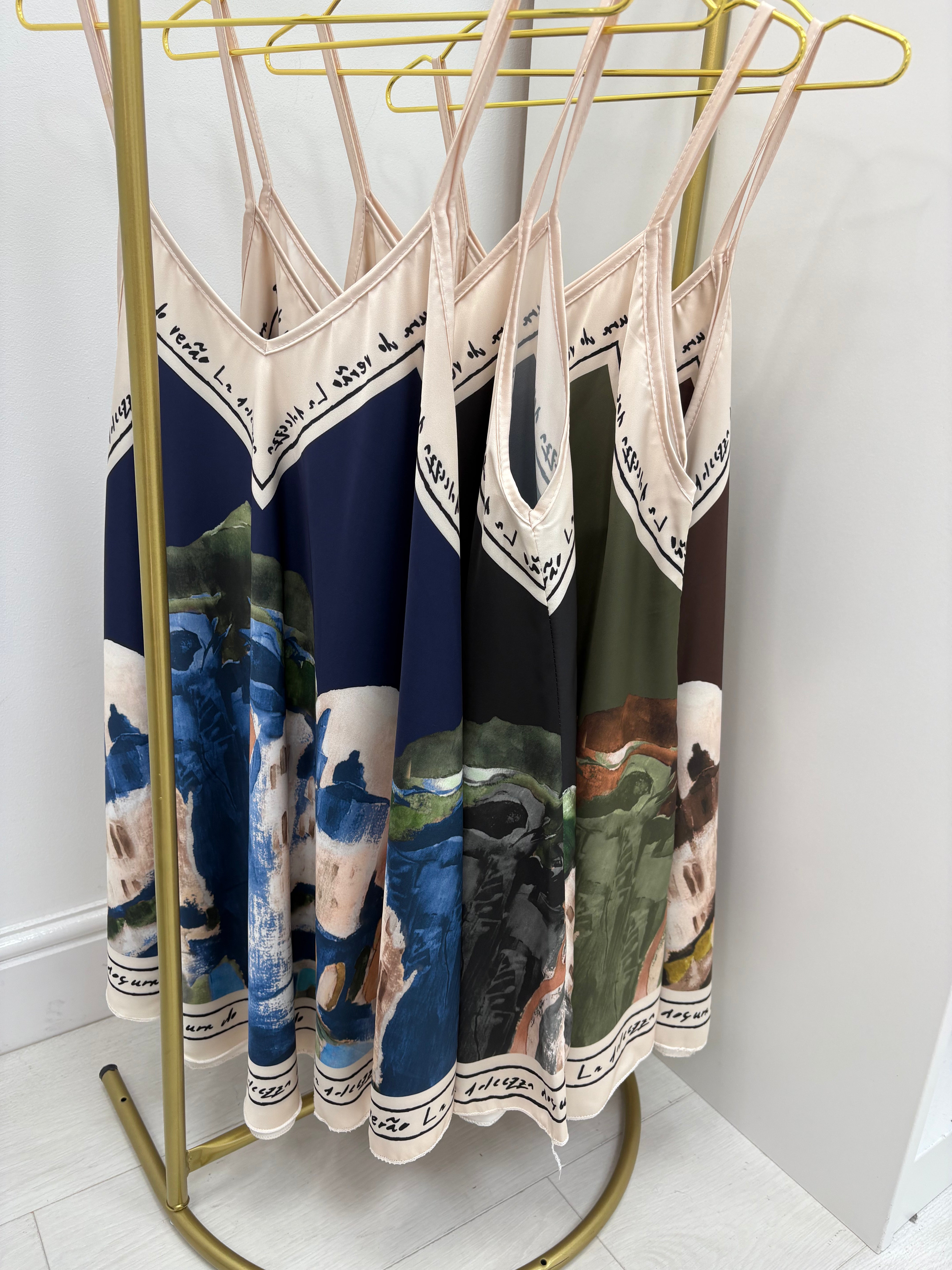 Leora Strappy Loose Fit Silk Top