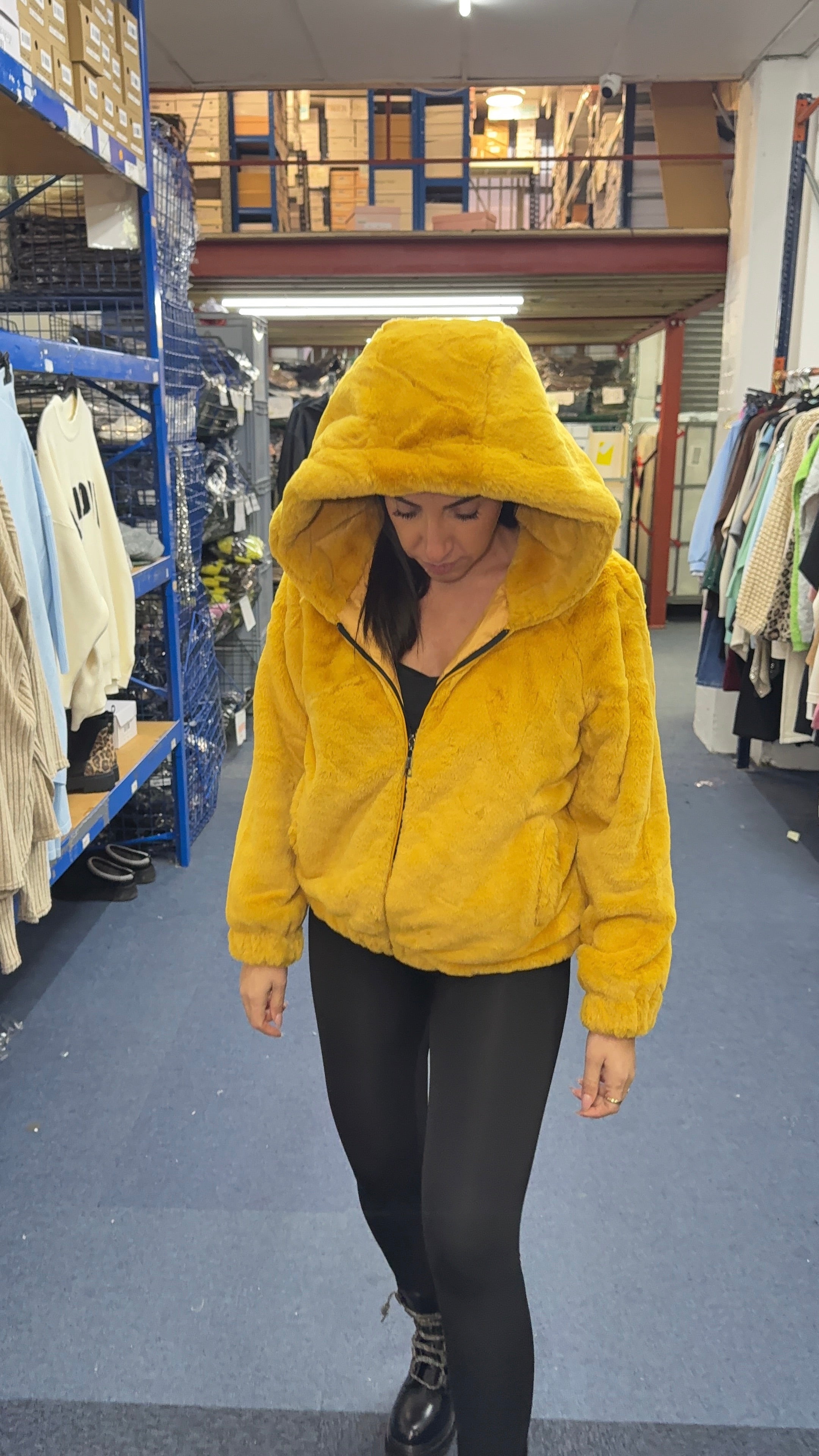 Poppy Super Soft Faux Fur Hooded Jacket