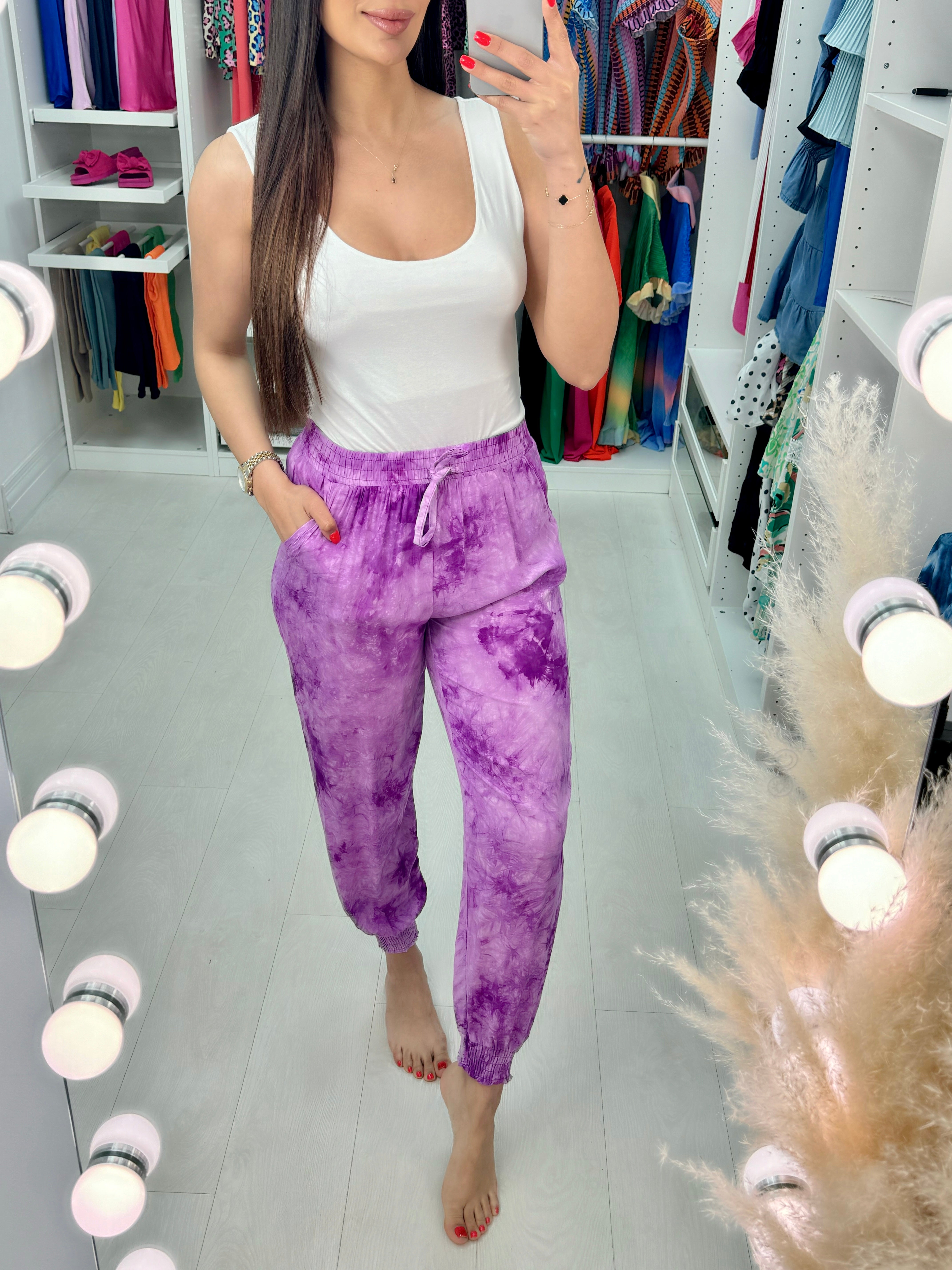 Sadie Tie Dye Printed Hareems