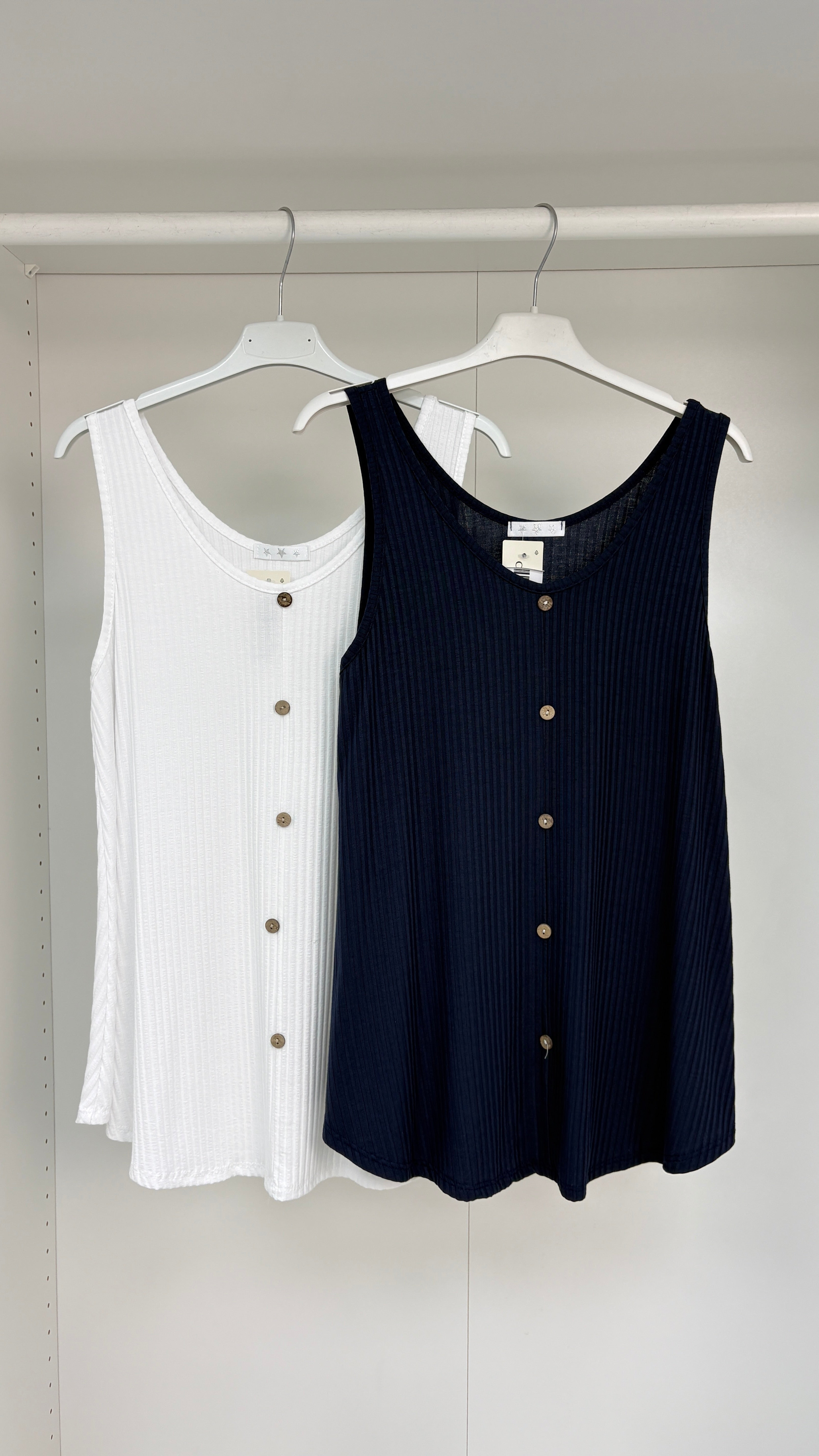 Faya Plain Ribbed Loose Fit Top