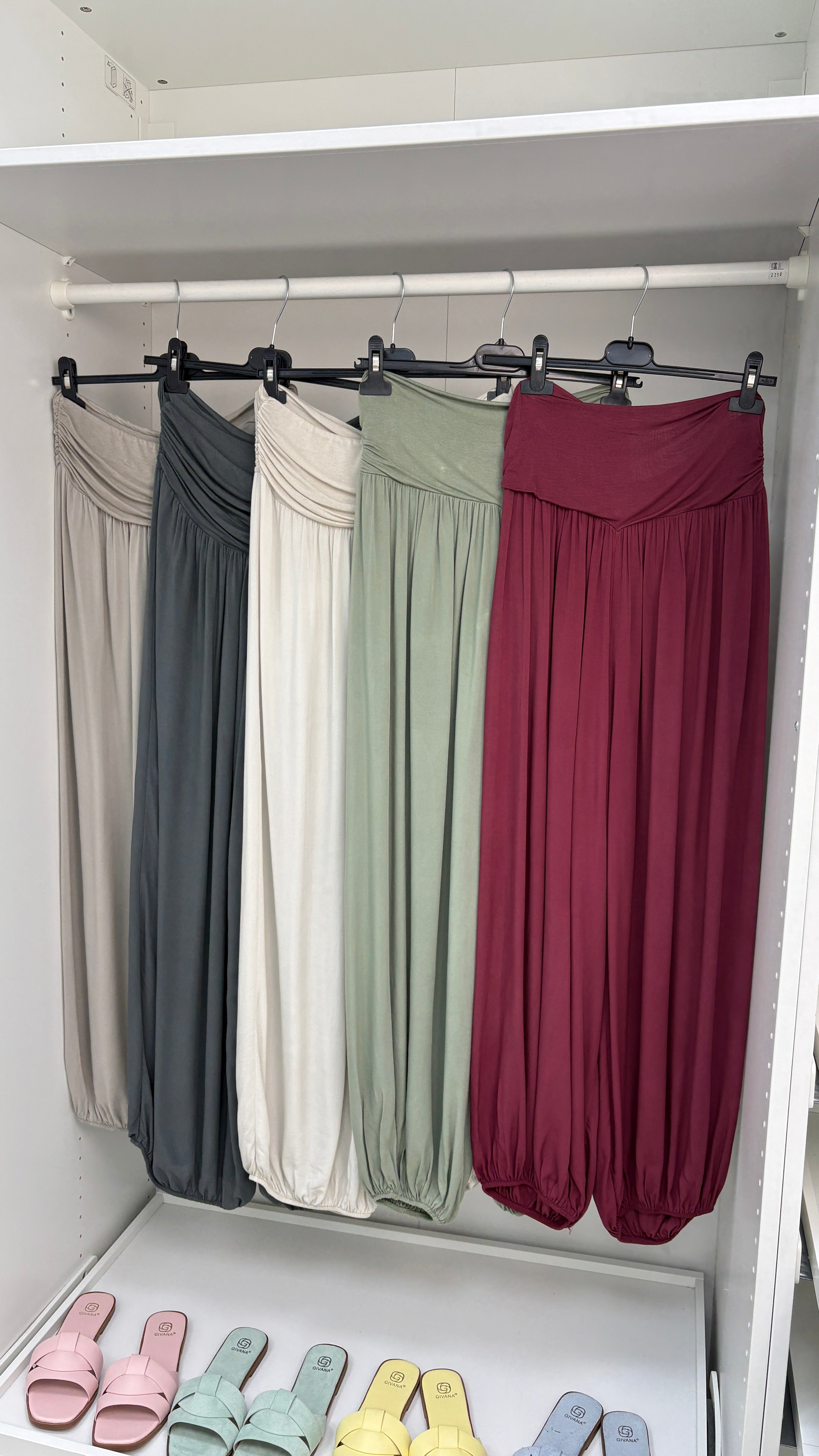 Prinnie Plain Loose Fit Cuffed Harem Trousers