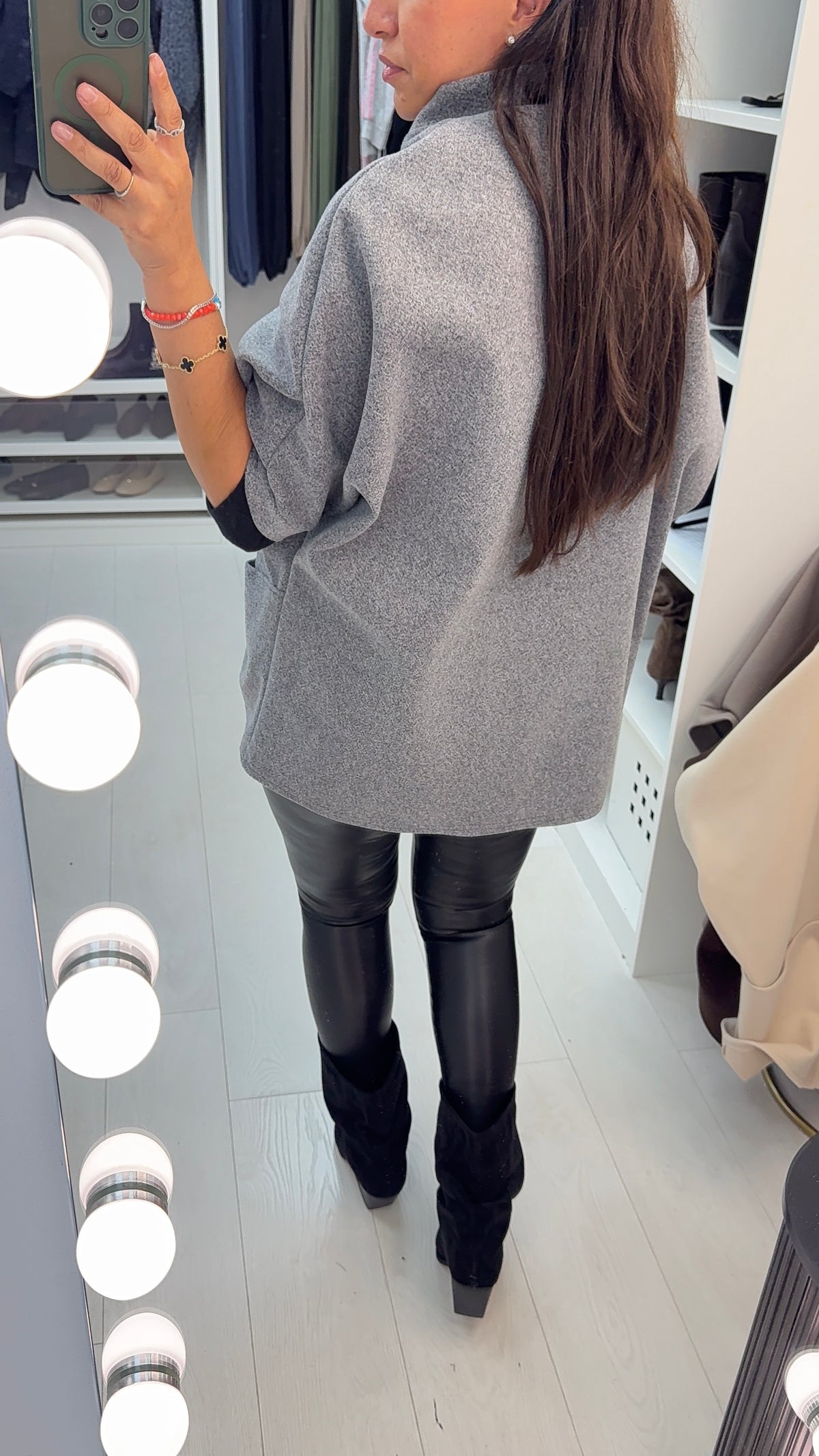 Denila Oversized Cardigan Blazer