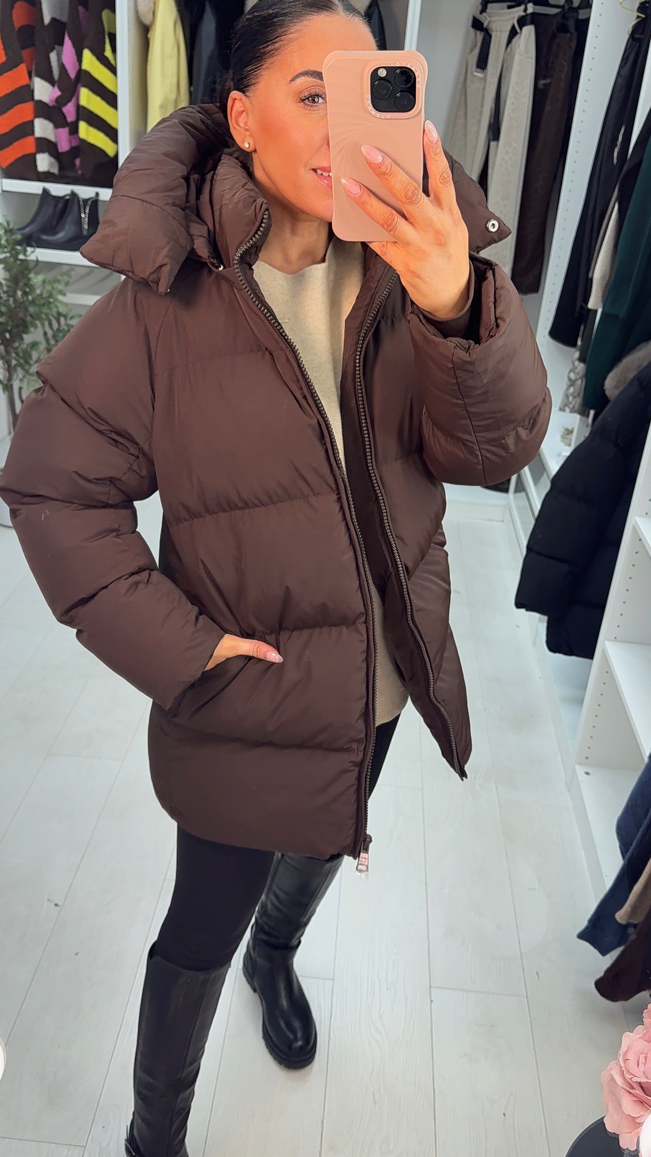 Corina Mid Length Puffer Coat
