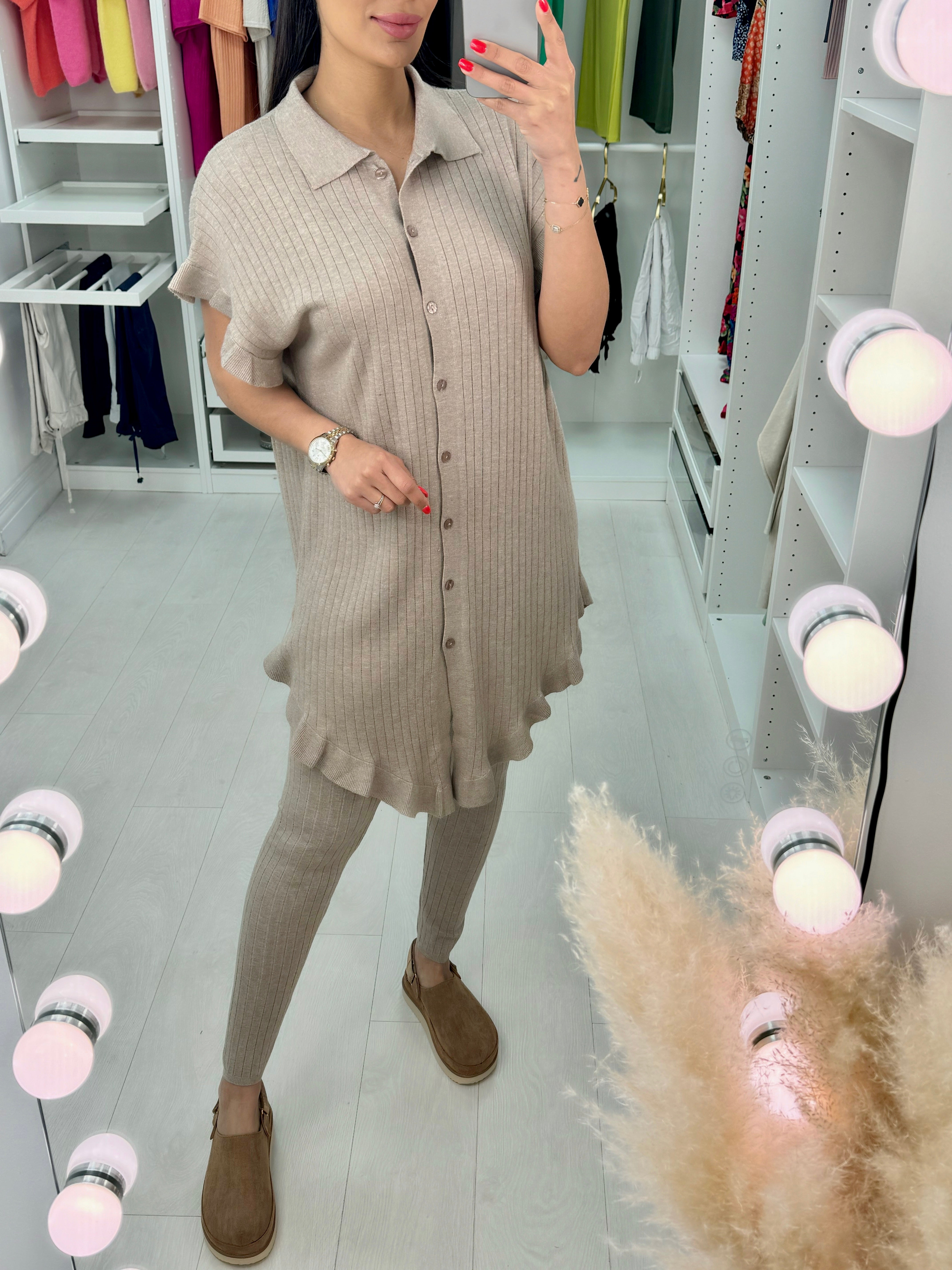 Zamira Frill Detail Loungewear Set