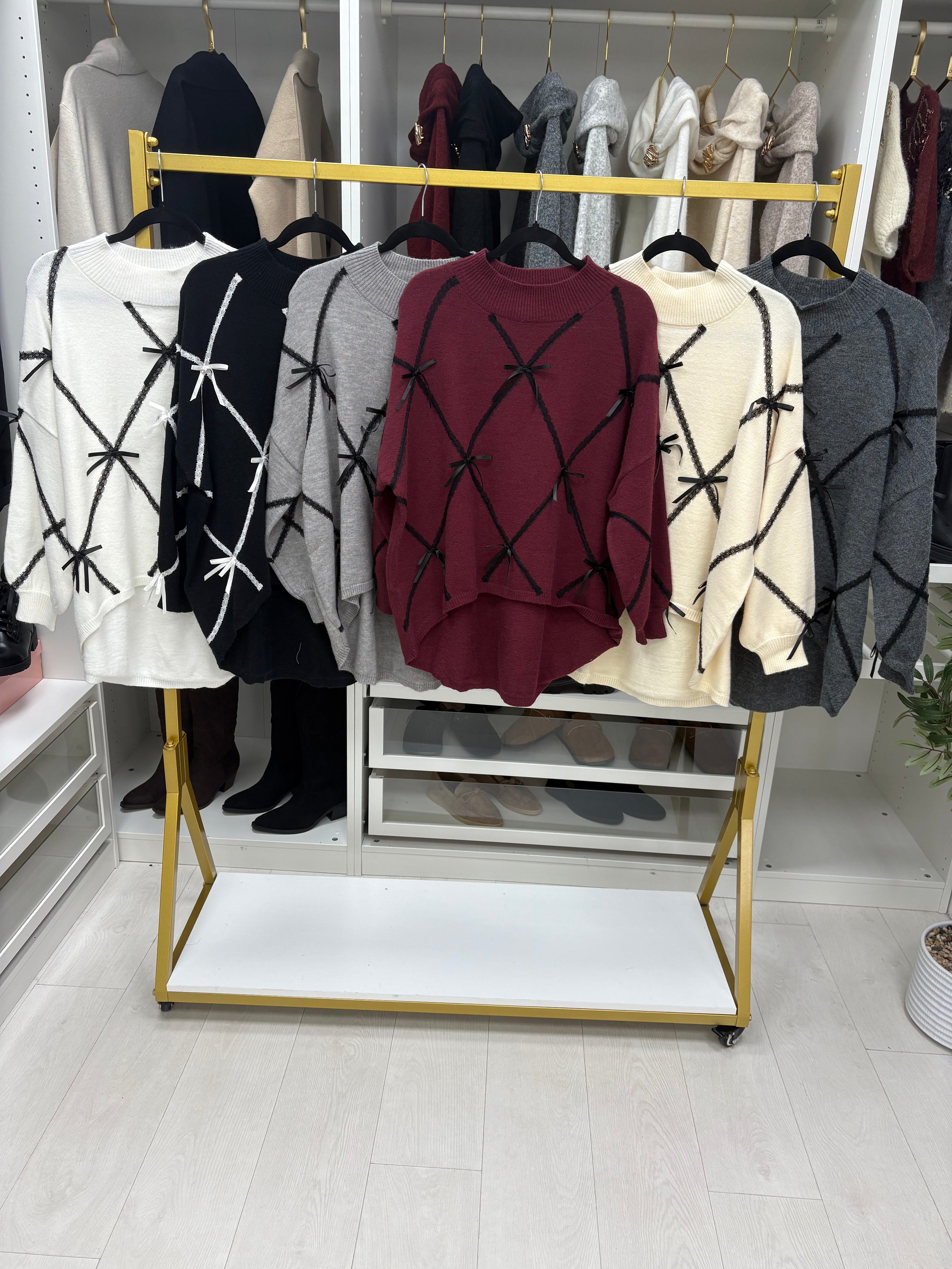 Dominica Bow Detail Super Soft Jumper