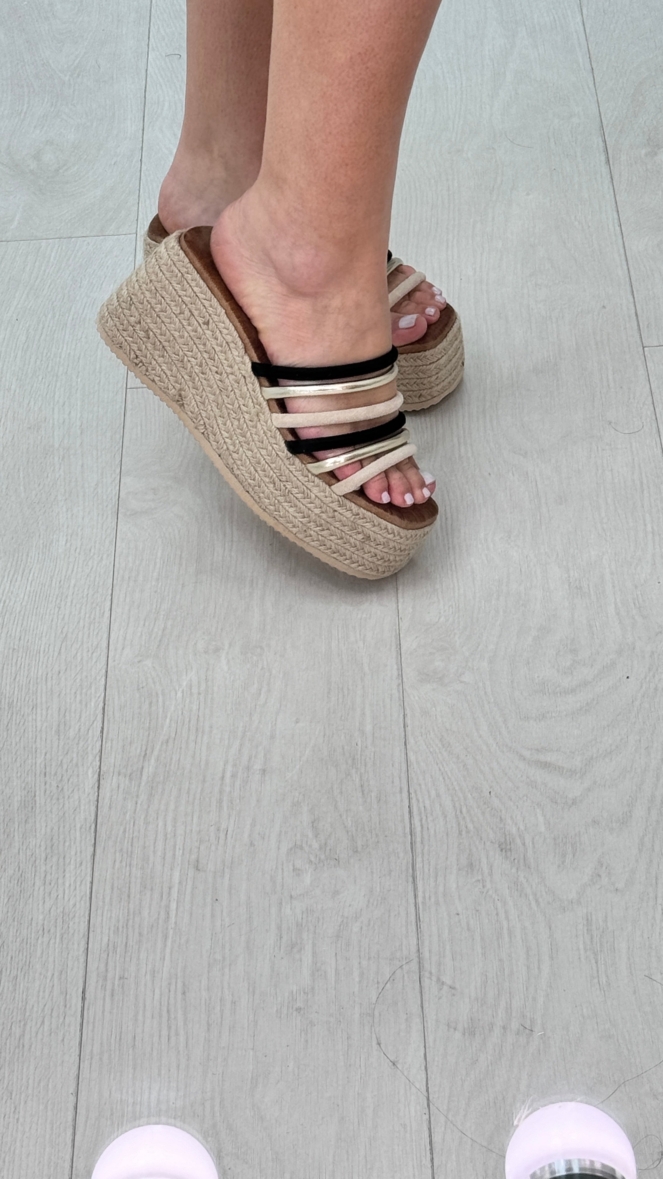 Adura Strappy Espadrille Wedge