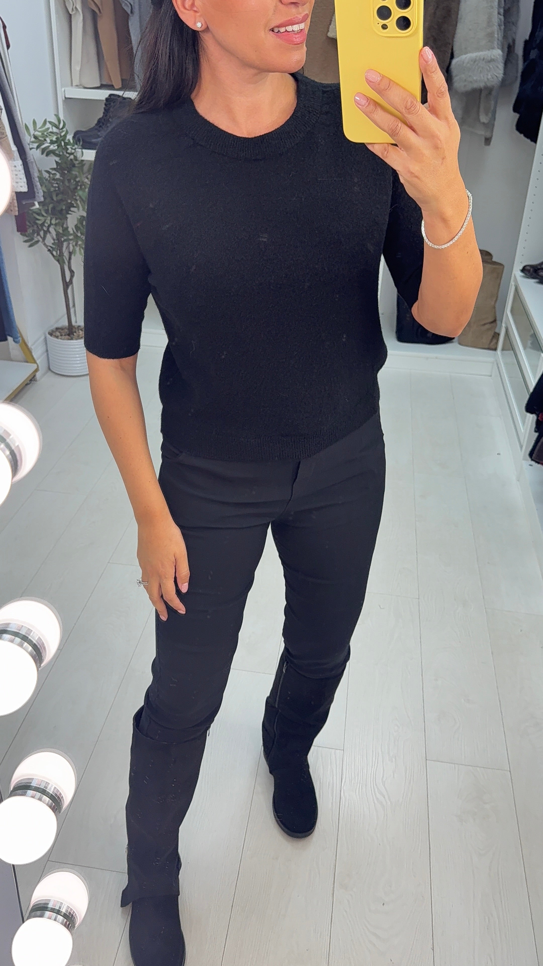 Elyanah Short Sleeve Round Neck Jumper