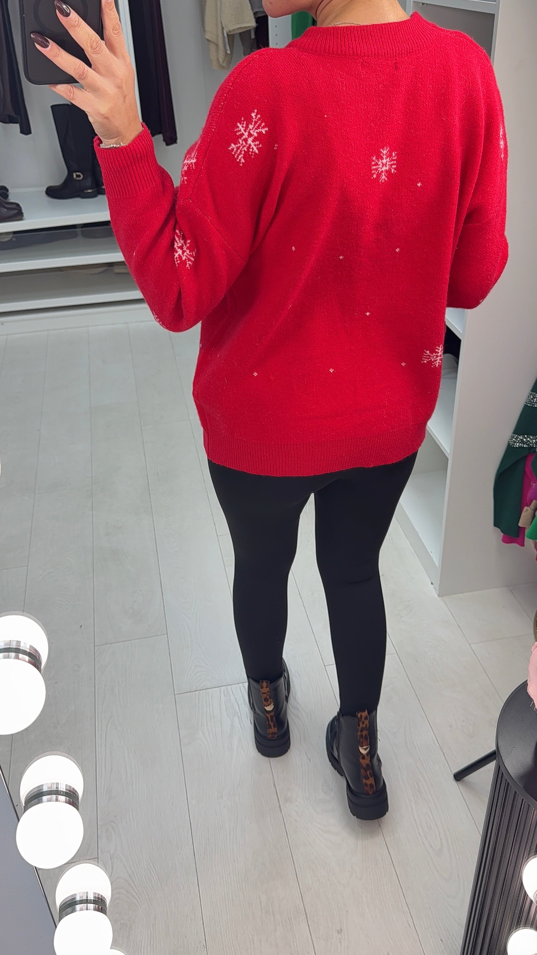 Fiorella Super Soft Christmas Reindeer Jumper