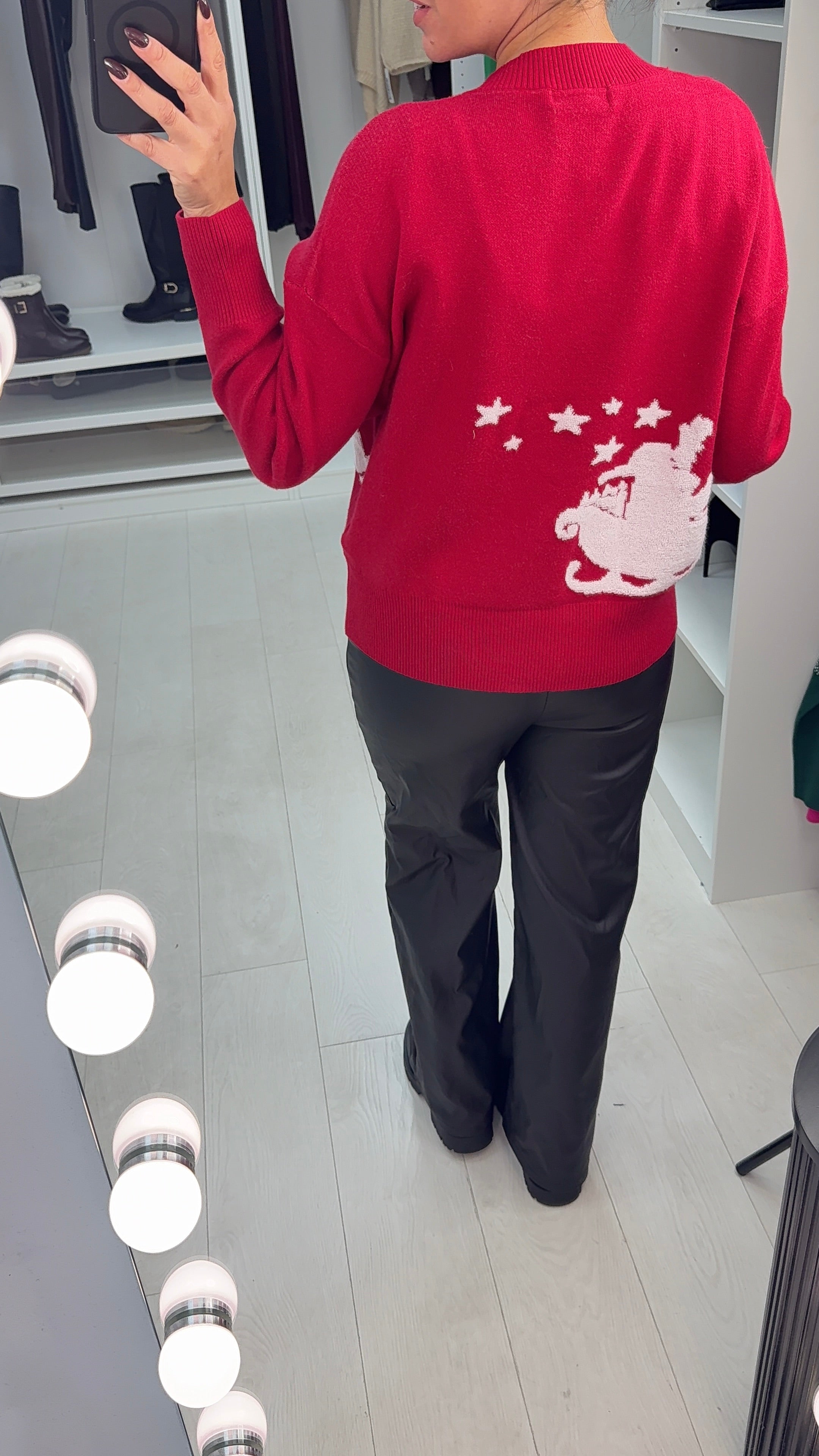 Renella Embellished Reindeer Christmas Jumper