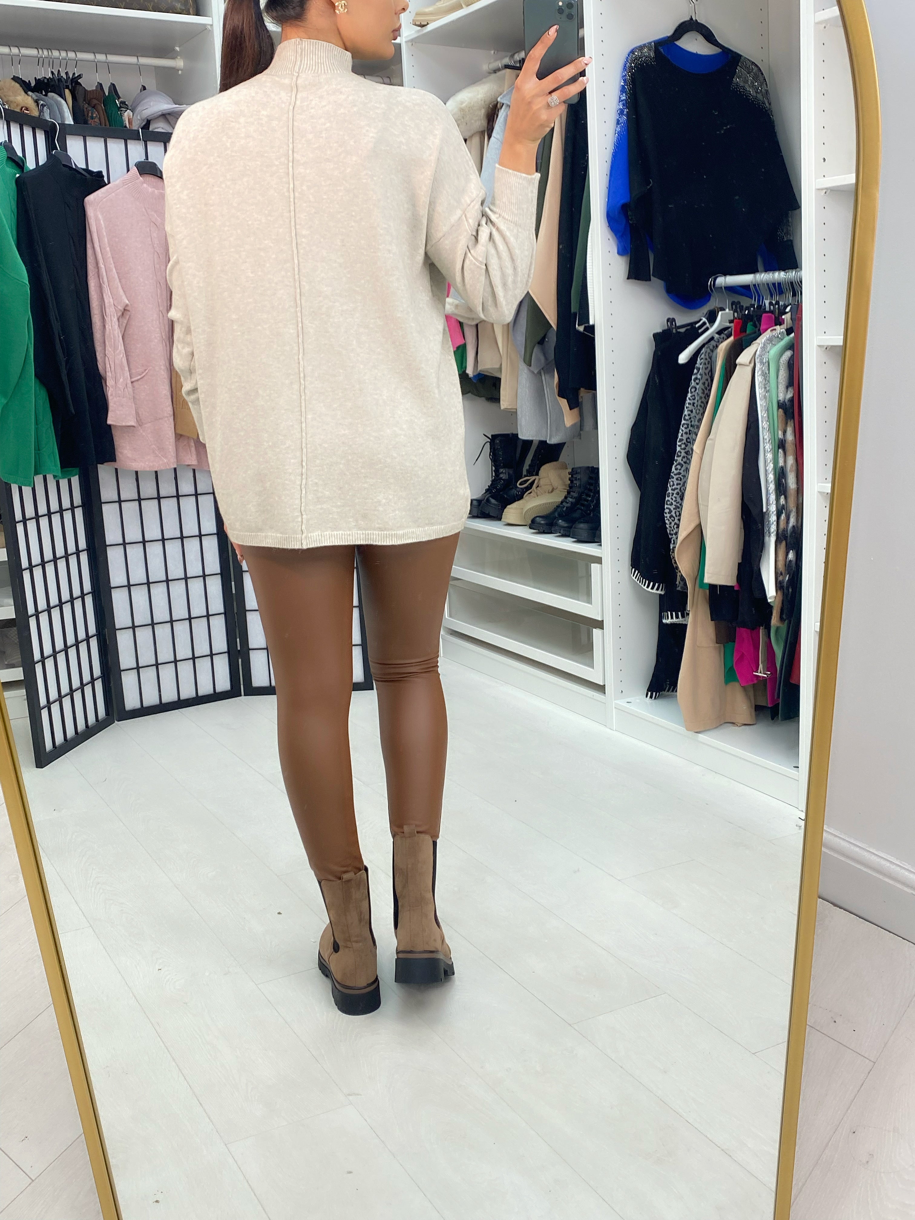 Qadira Cable Knit Design Jumper