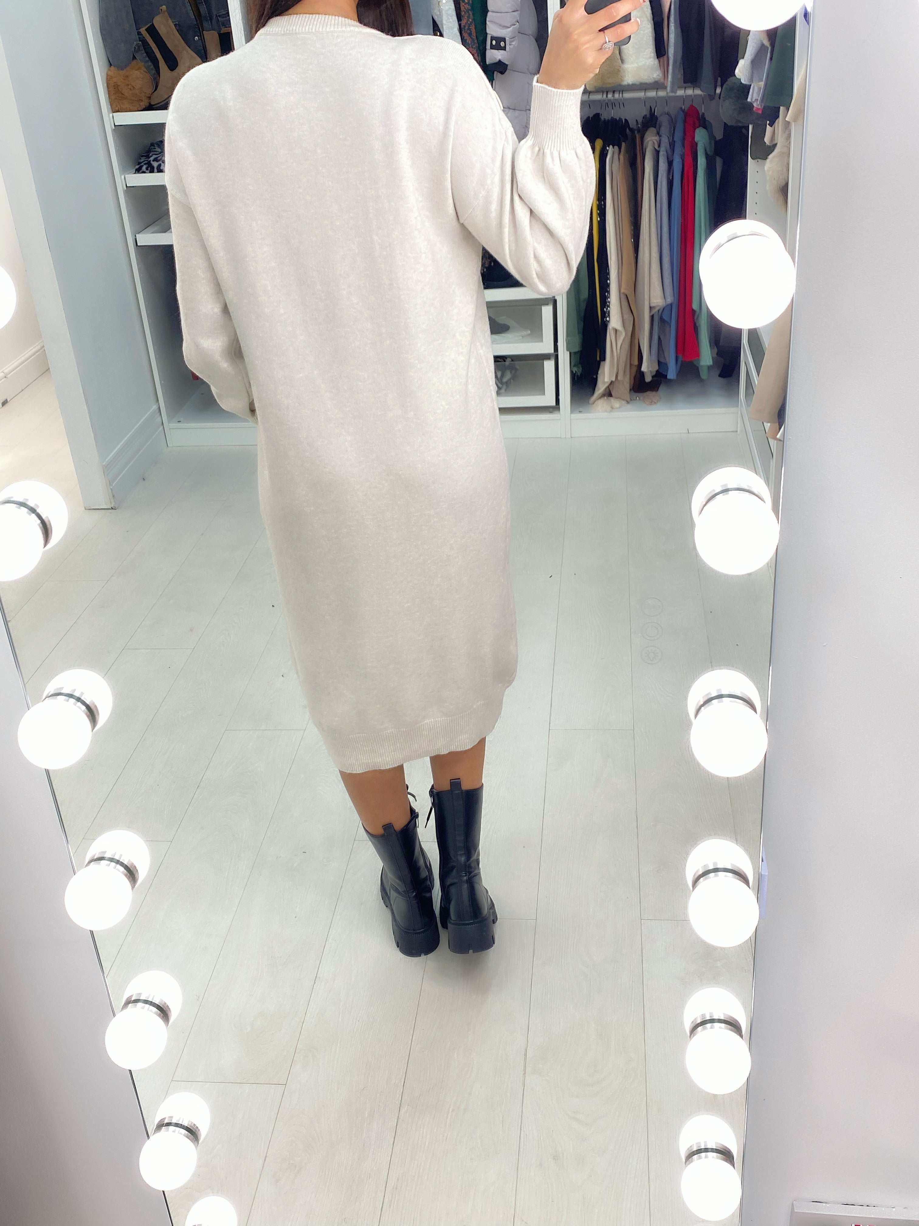 Fayla Maxi Button Detail Jumper Dress