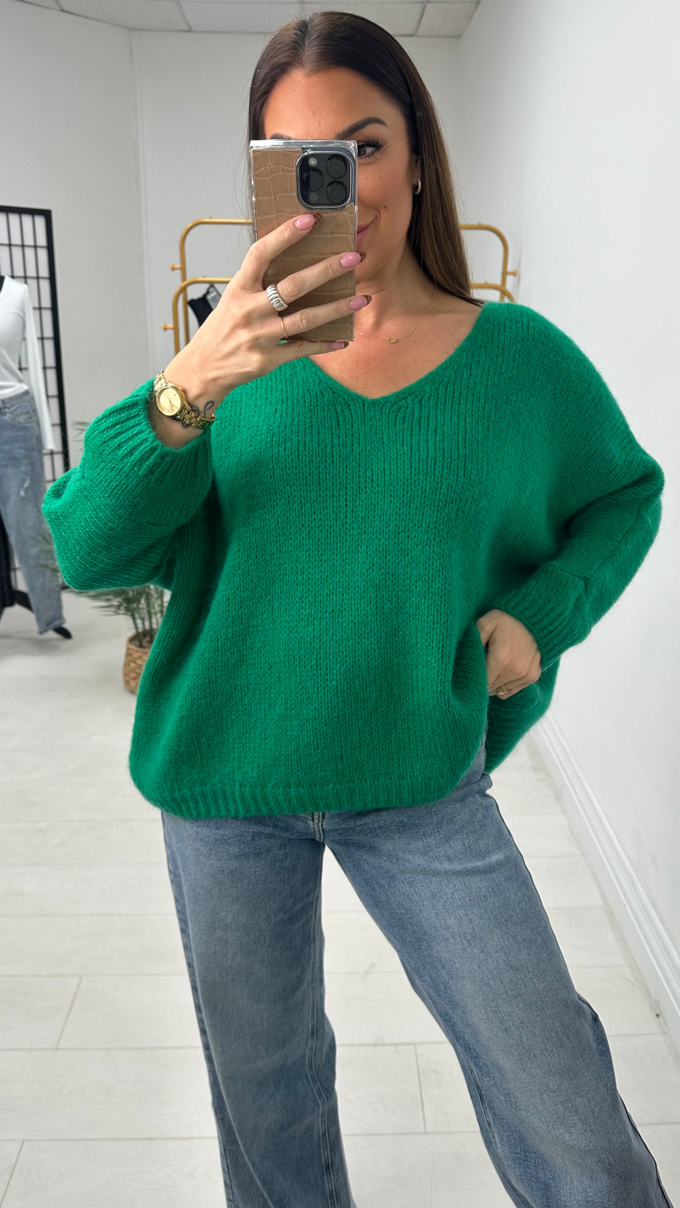 Dahlia Plain Super Soft Oversized Jumper
