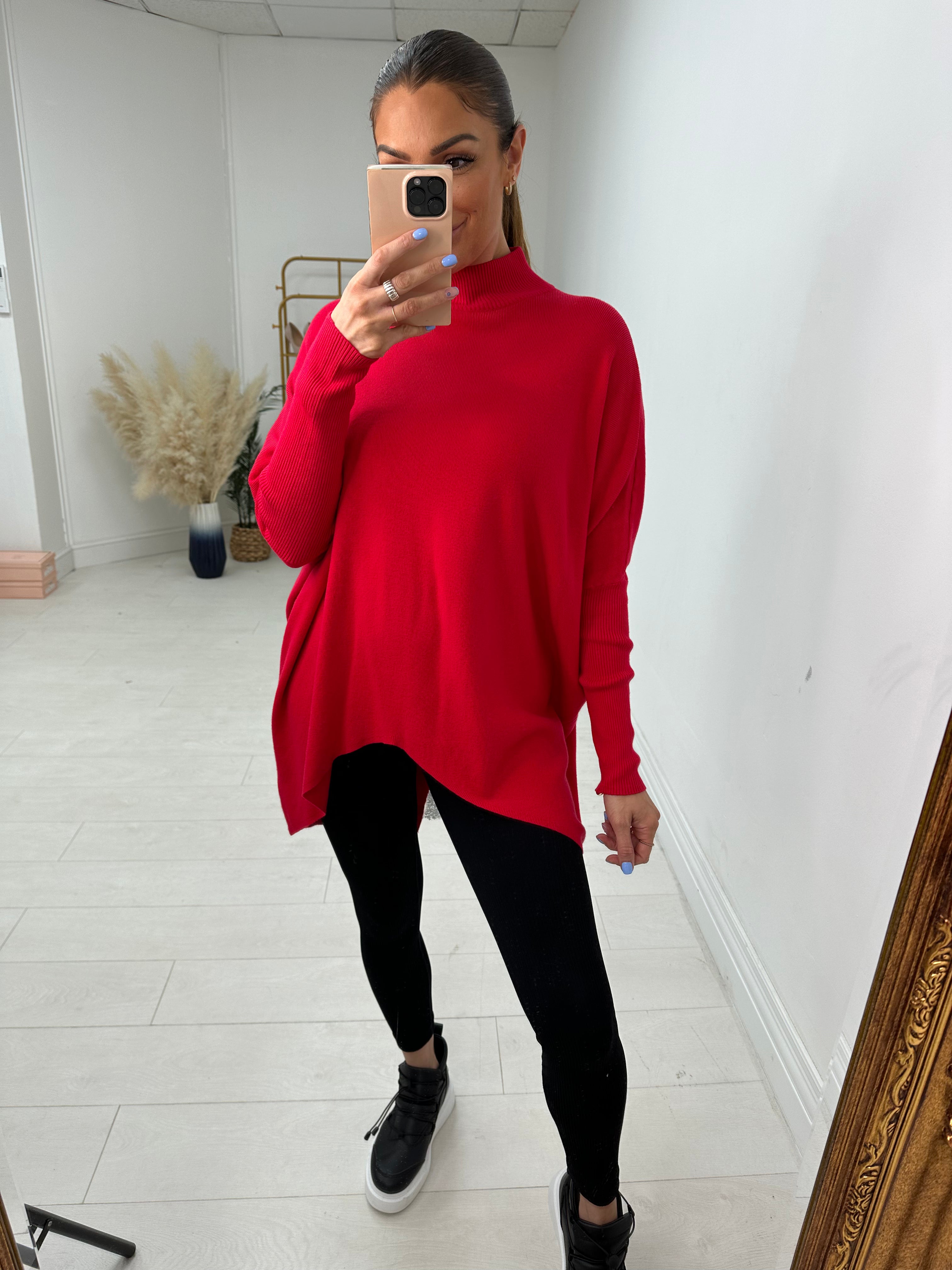 Myla Plain Sequin Bow Back Jumper