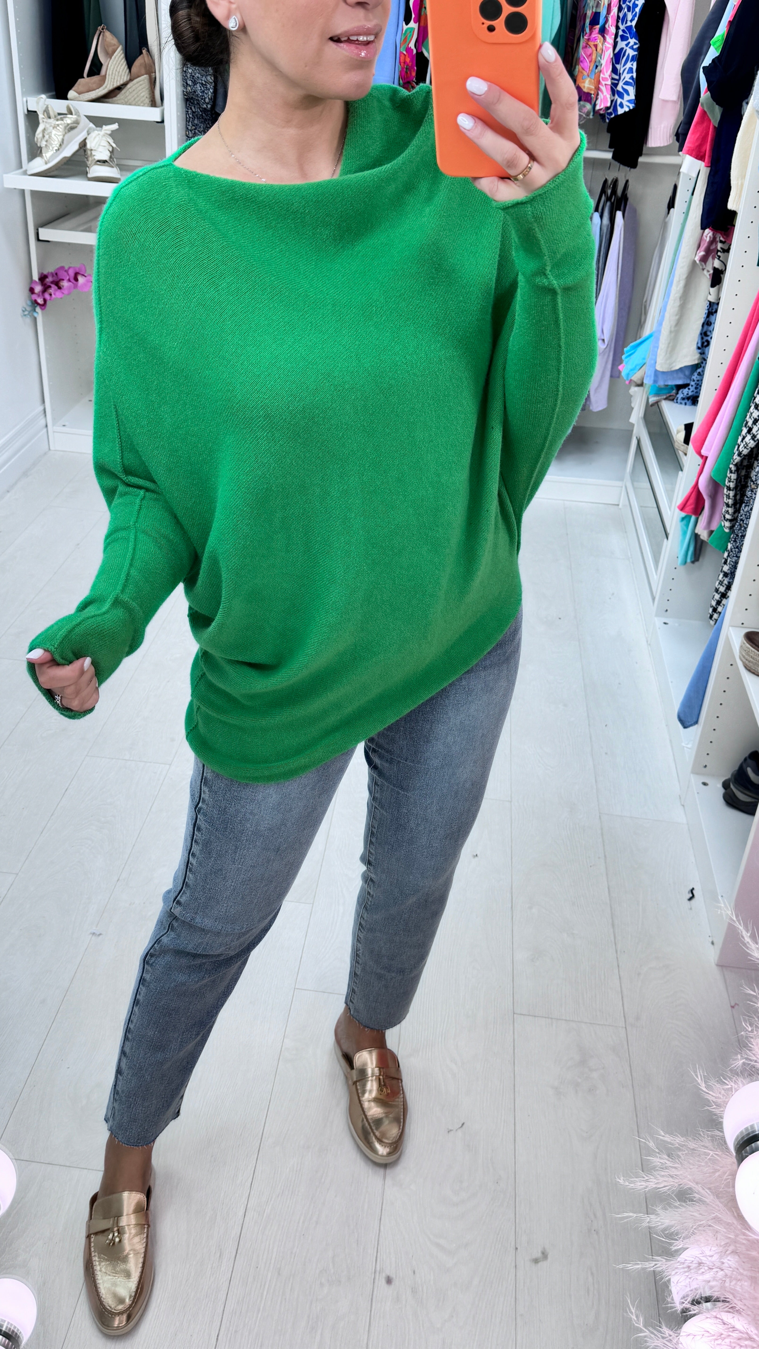 Nita Plain Asymmetric Jumper