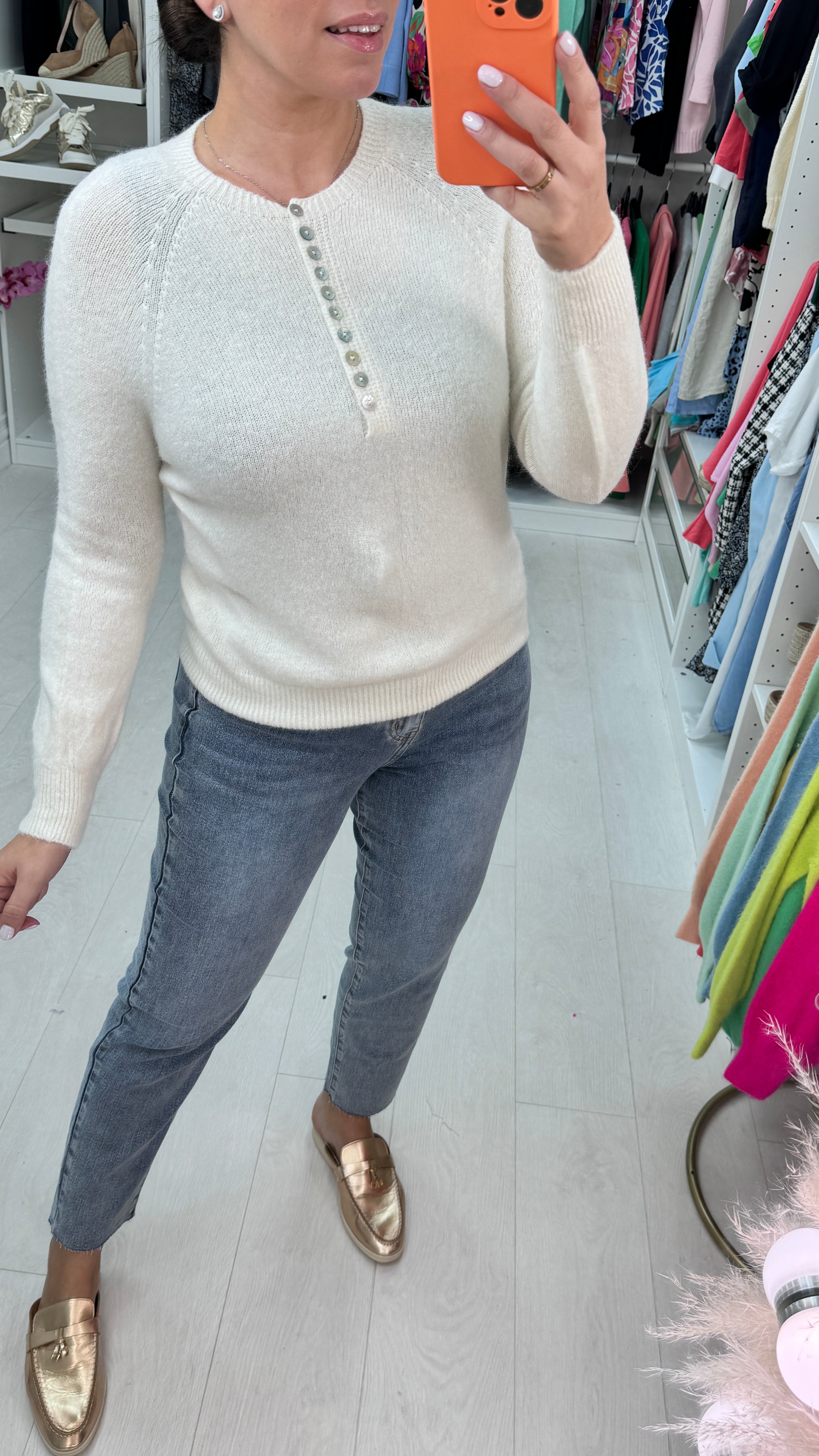 Pamla Button Soft Jumper